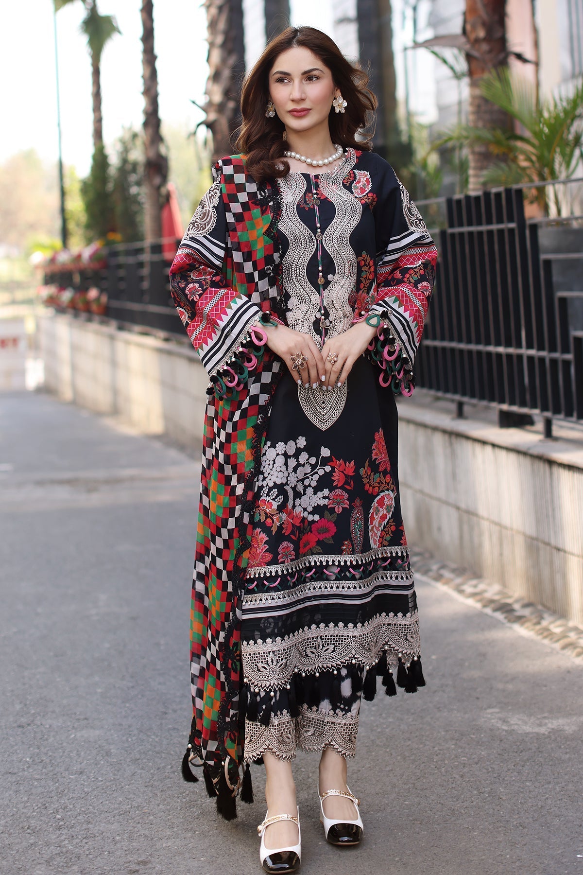 Charizma | Combination Lawn |CC5-21 by Charzima - Designer Dress - Type: Ladies Clothes - Available at Libayah - 100% Original