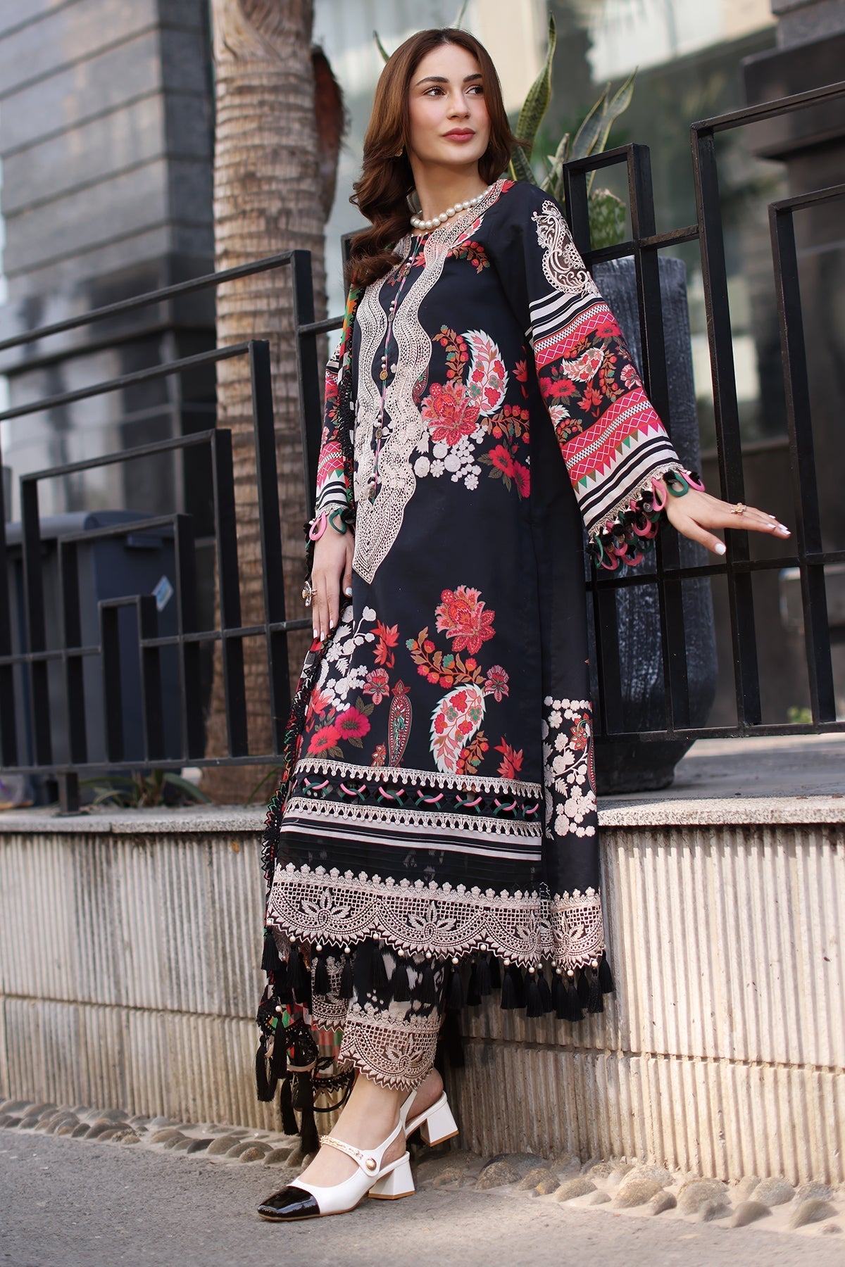 Charizma | Combination Lawn |CC5-21 by Charzima - Designer Dress - Type: Ladies Clothes - Available at Libayah - 100% Original
