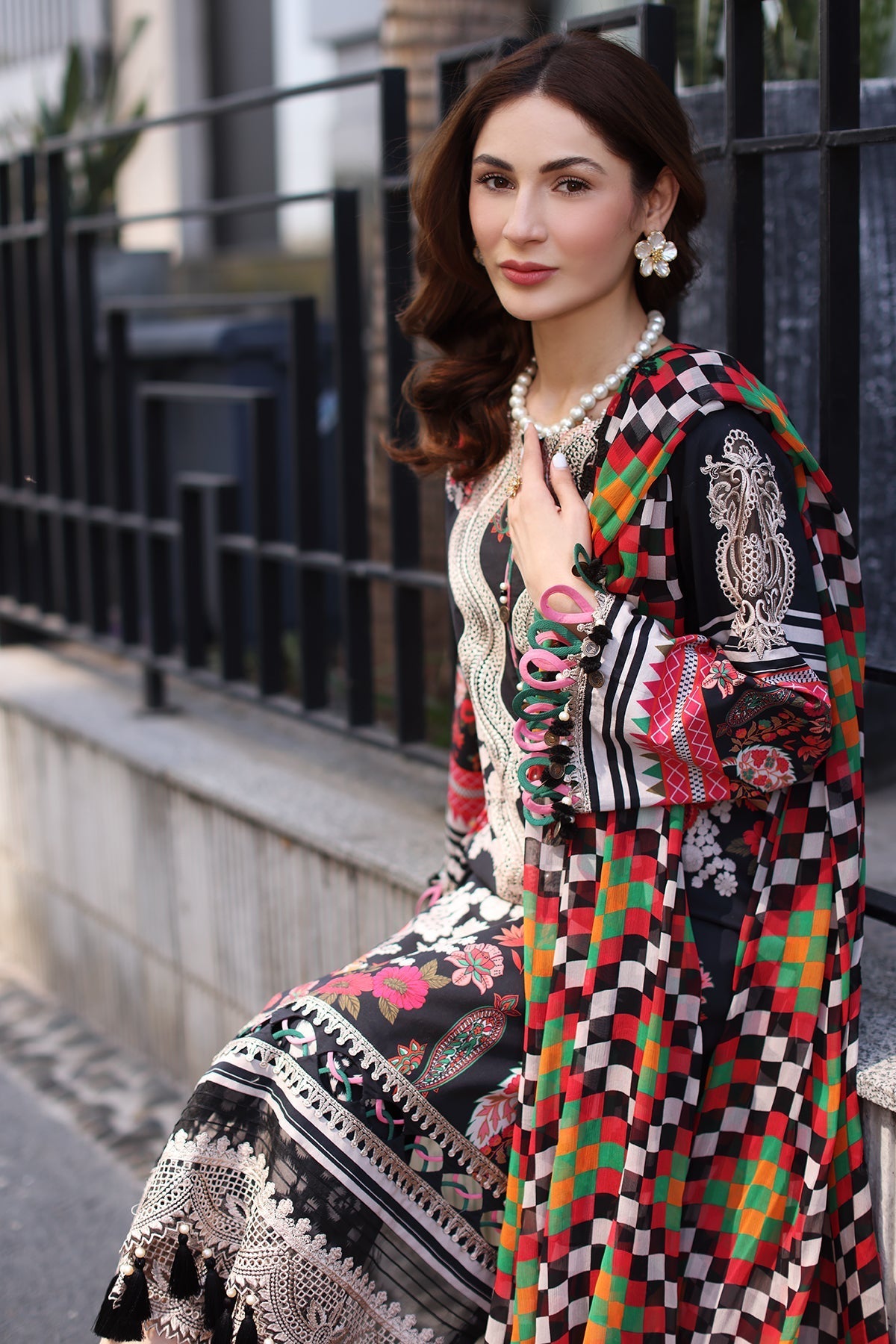 Charizma | Combination Lawn |CC5-21 by Charzima - Designer Dress - Type: Ladies Clothes - Available at Libayah - 100% Original