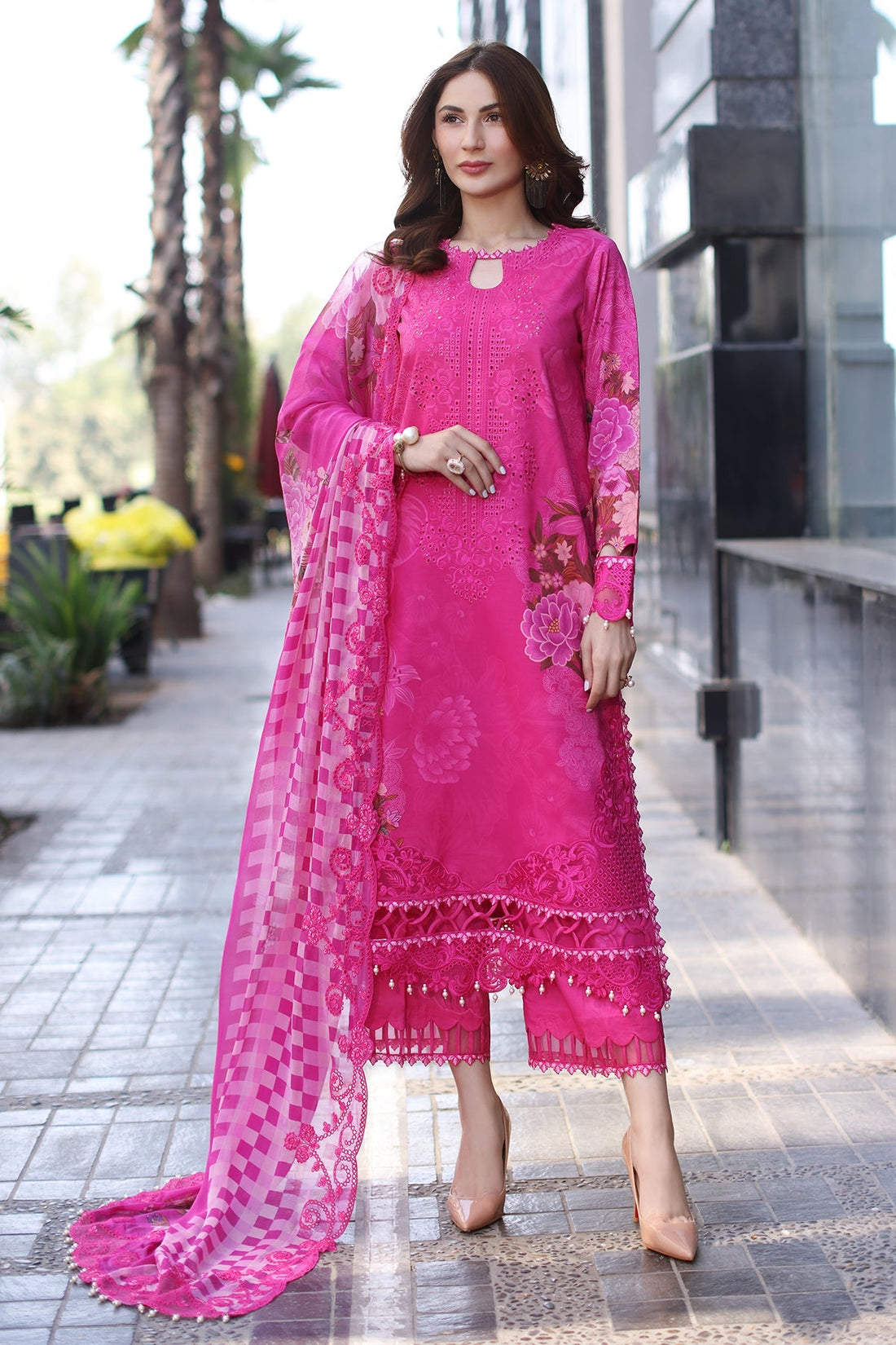 Charizma | Combination Lawn | CC5-24 by Charzima - Designer Dress - Type: Ladies Clothes - Available at Libayah - 100% Original