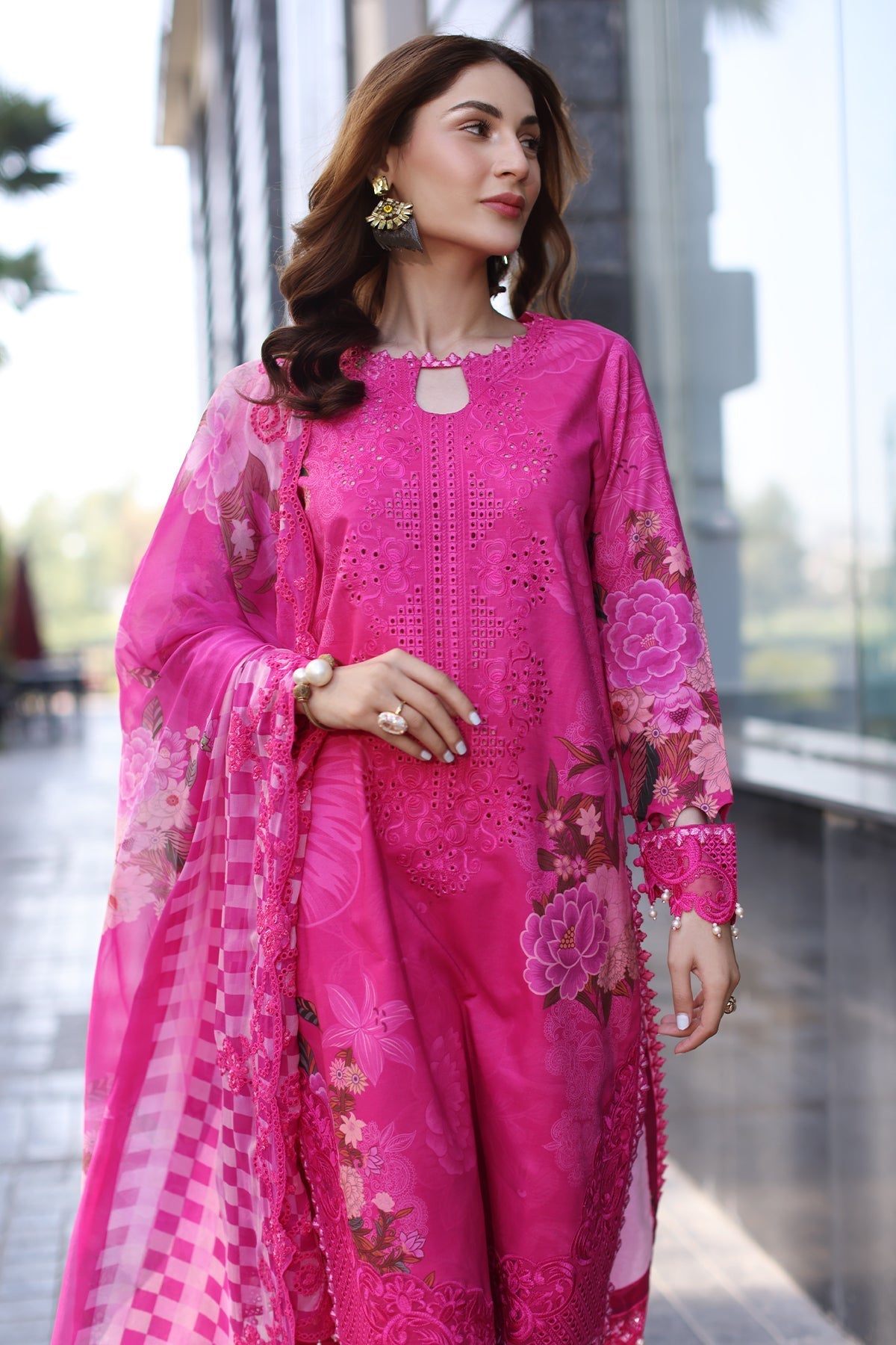 Charizma | Combination Lawn | CC5-24 by Charzima - Designer Dress - Type: Ladies Clothes - Available at Libayah - 100% Original