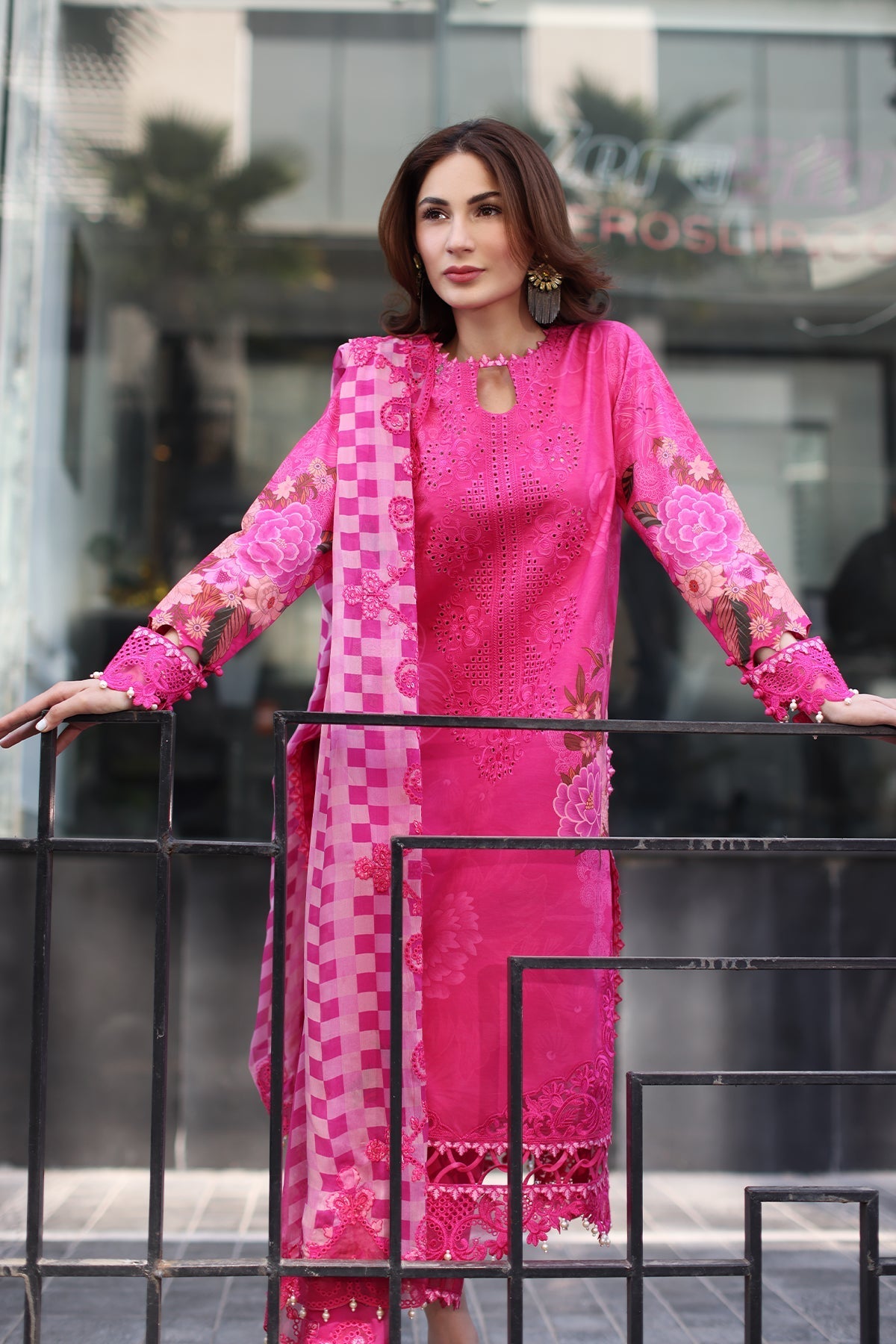 Charizma | Combination Lawn | CC5-24 by Charzima - Designer Dress - Type: Ladies Clothes - Available at Libayah - 100% Original