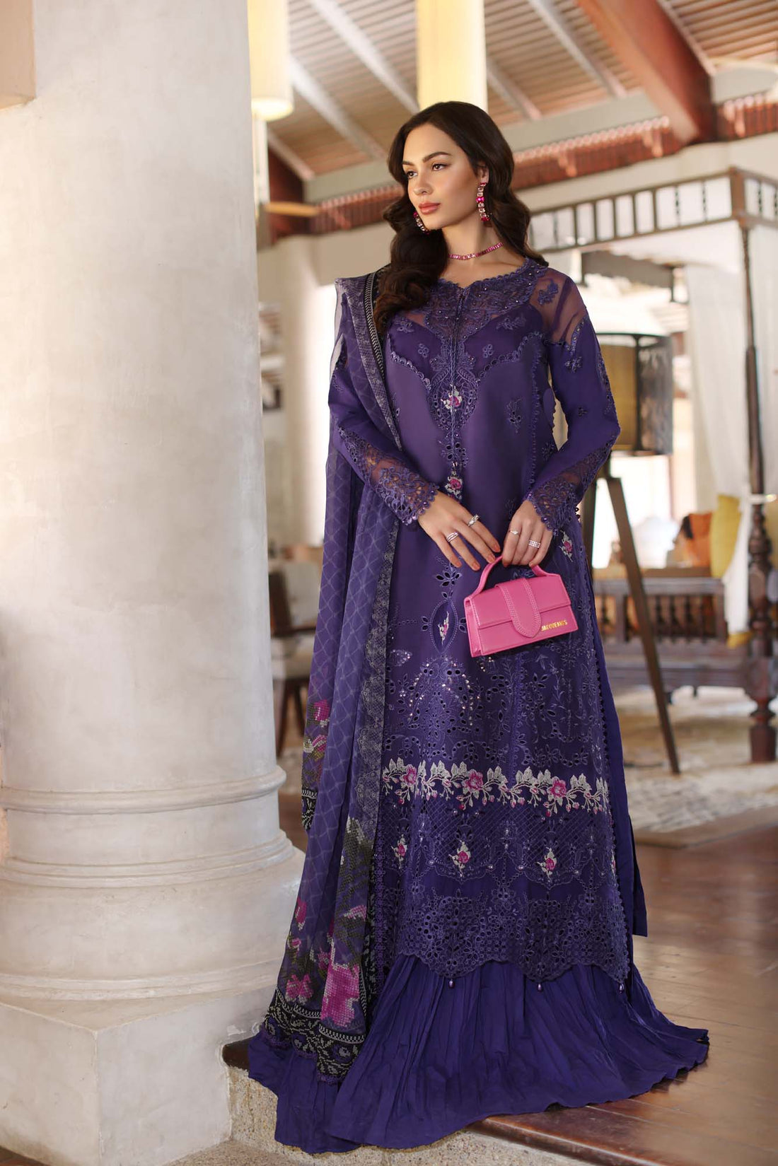Noor by Saadia Asad | Eid Luxury Laserkari 25 | D4-B by Noor by Saadia Asad - Designer Dress - Type: Ladies Clothes - Available at Libayah - 100% Original