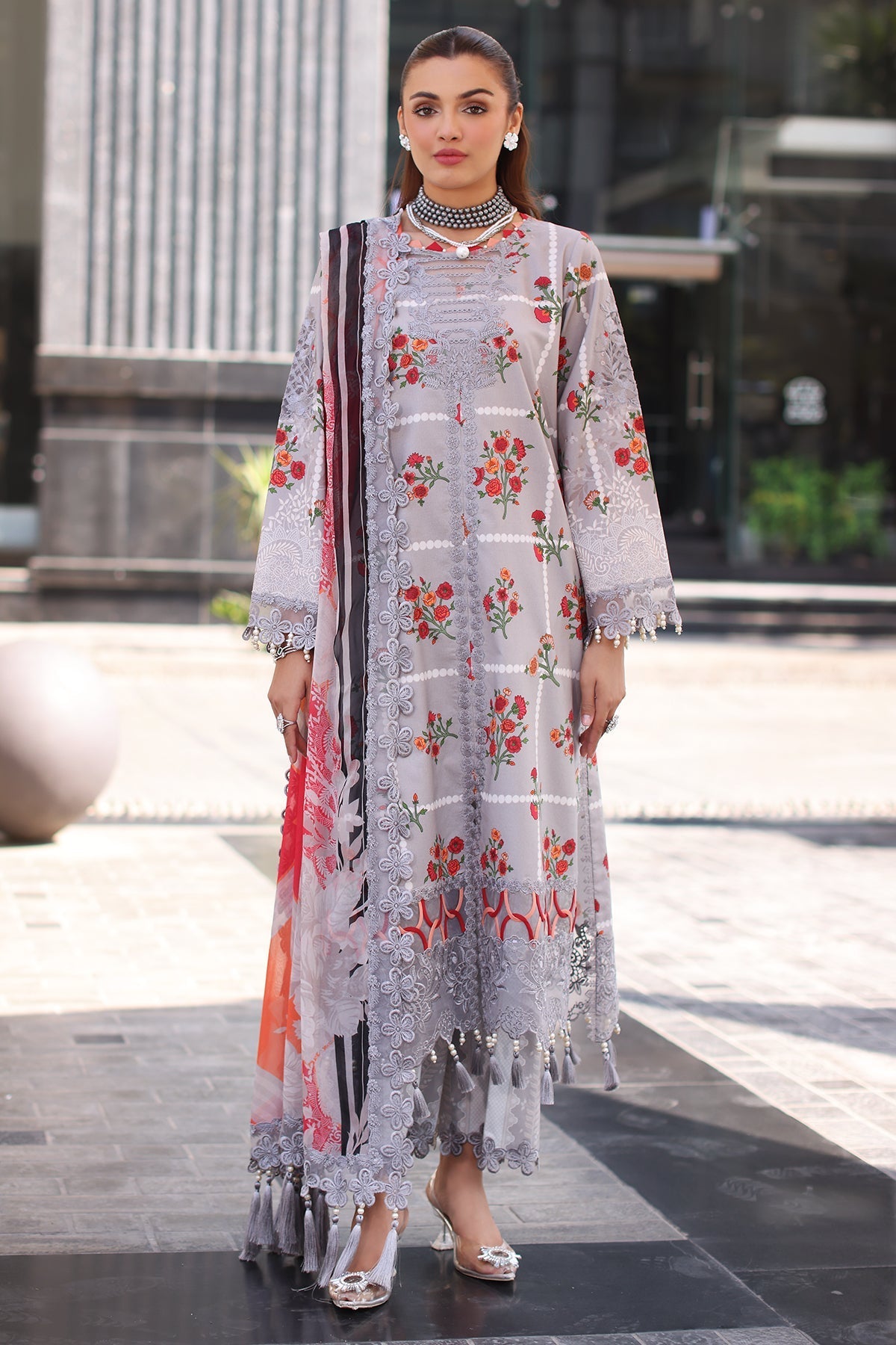 Charizma | Combination Lawn | CC5-23 by Charizma - Designer Dress - Type: Ladies Clothes - Available at Libayah - 100% Original