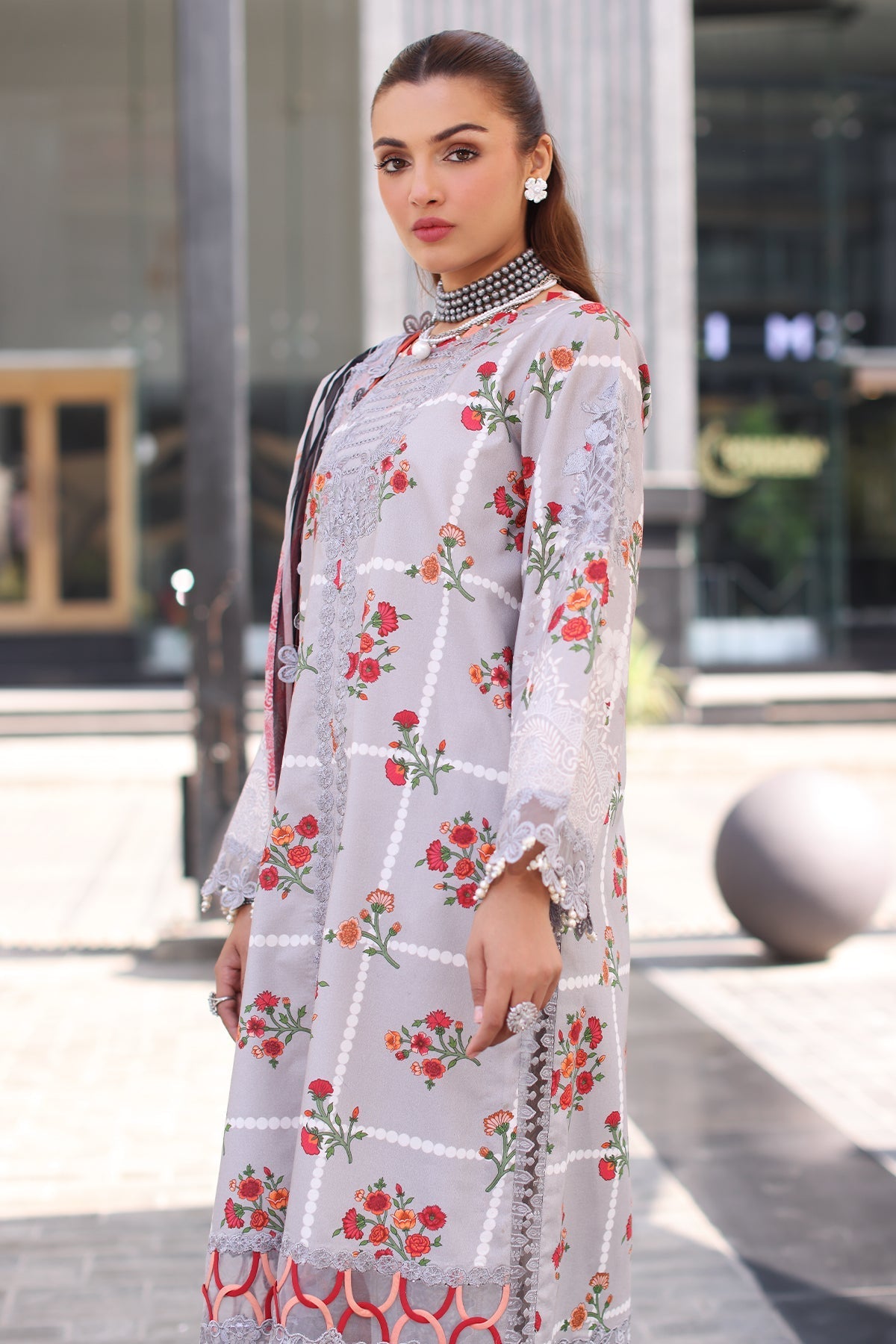 Charizma | Combination Lawn | CC5-23 by Charizma - Designer Dress - Type: Ladies Clothes - Available at Libayah - 100% Original