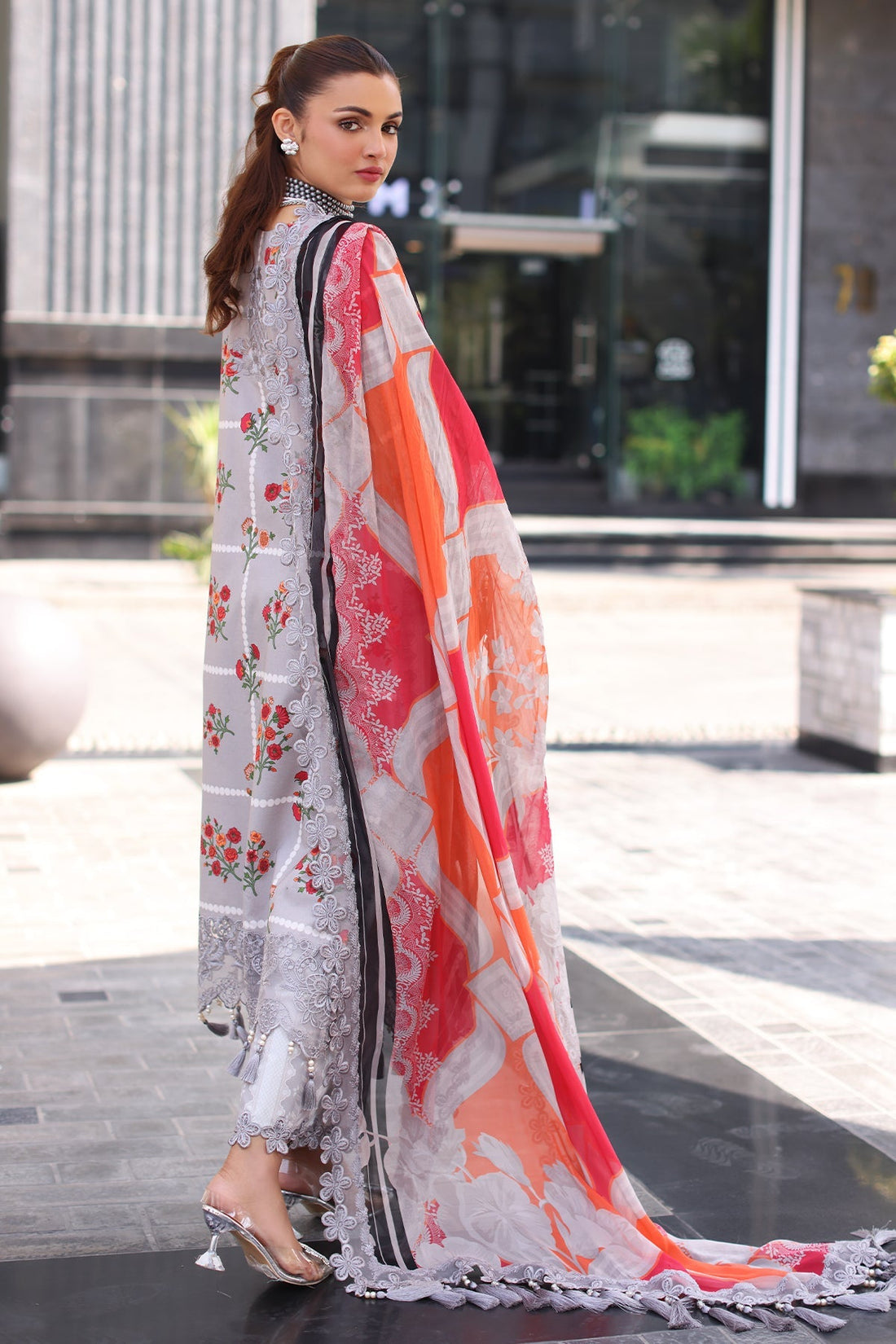 Charizma | Combination Lawn | CC5-23 by Charizma - Designer Dress - Type: Ladies Clothes - Available at Libayah - 100% Original