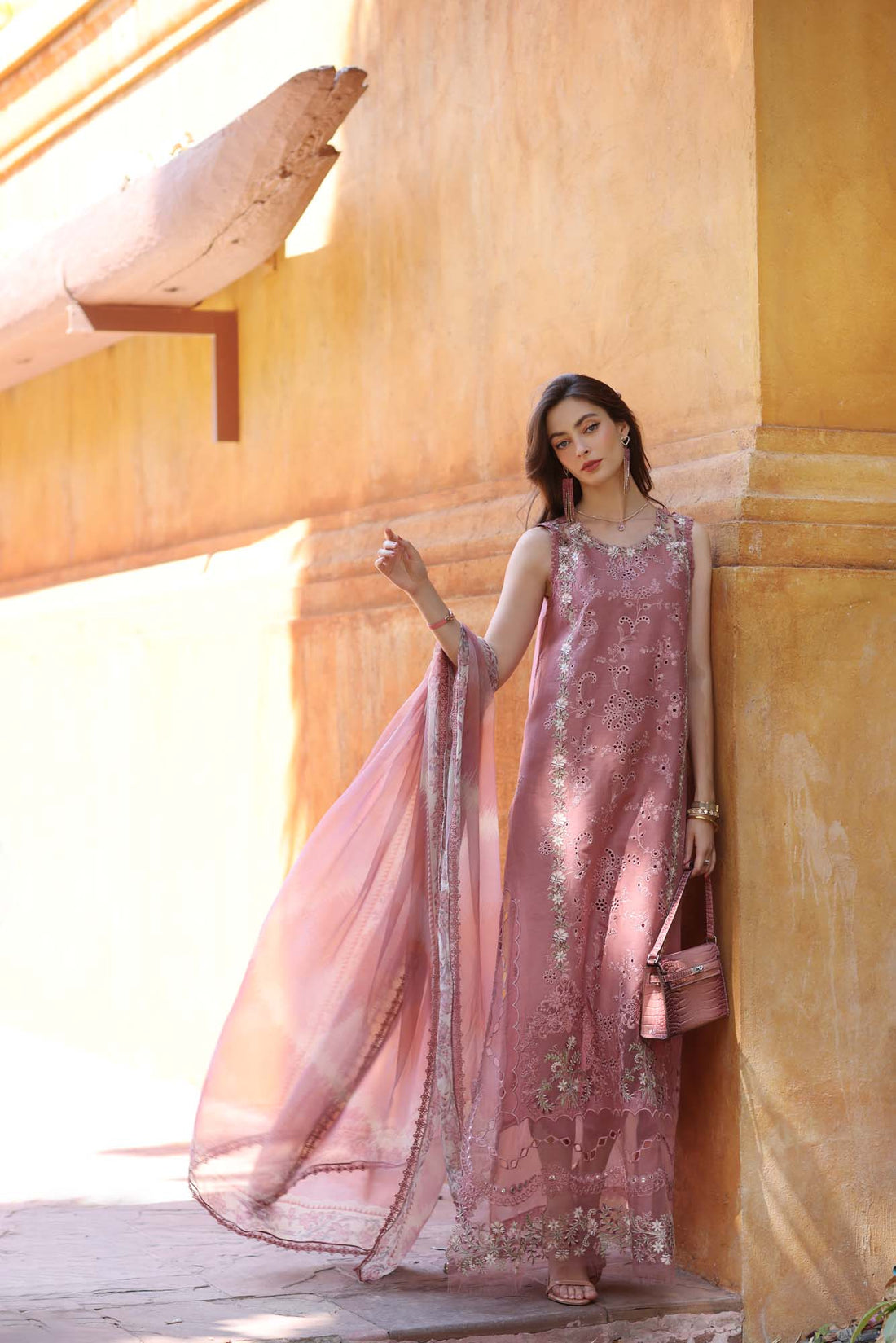Noor by Saadia Asad | Eid Luxury Laserkari 25 | D10-B by Noor by Saadia Asad - Designer Dress - Type: Ladies Clothes - Available at Libayah - 100% Original
