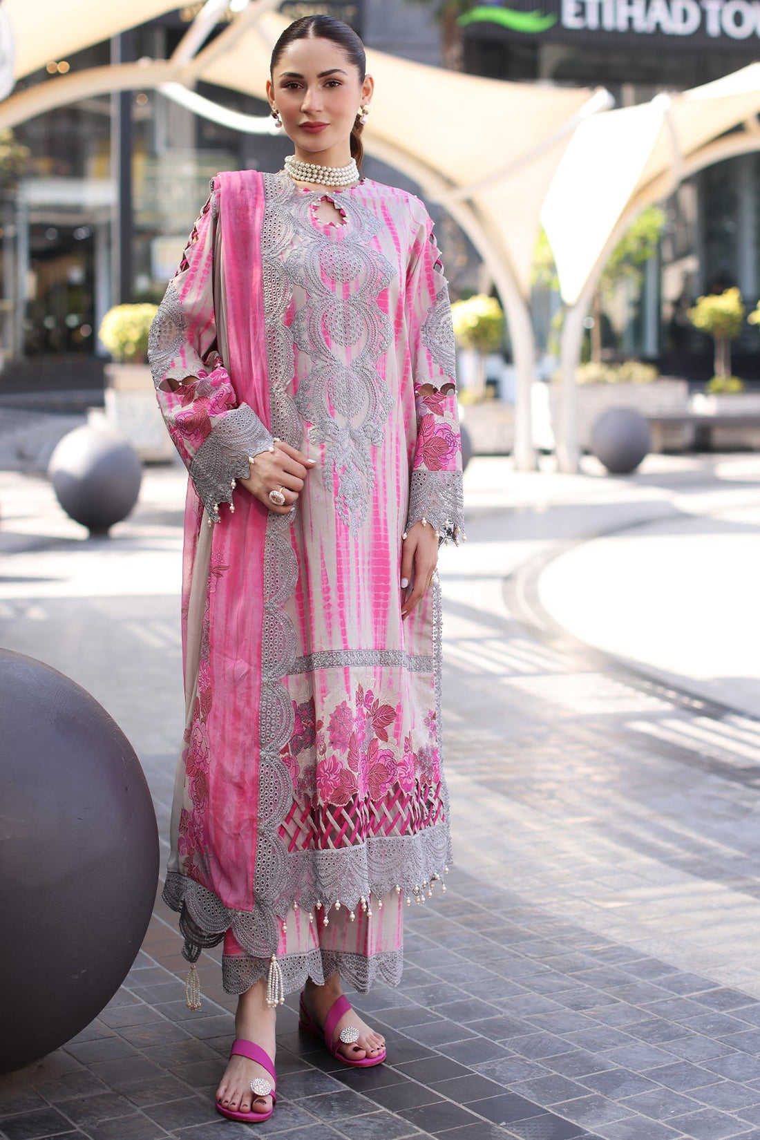 Charizma | Combination Lawn | CC5-22 by Charizma - Designer Dress - Type: Ladies Clothes - Available at Libayah - 100% Original