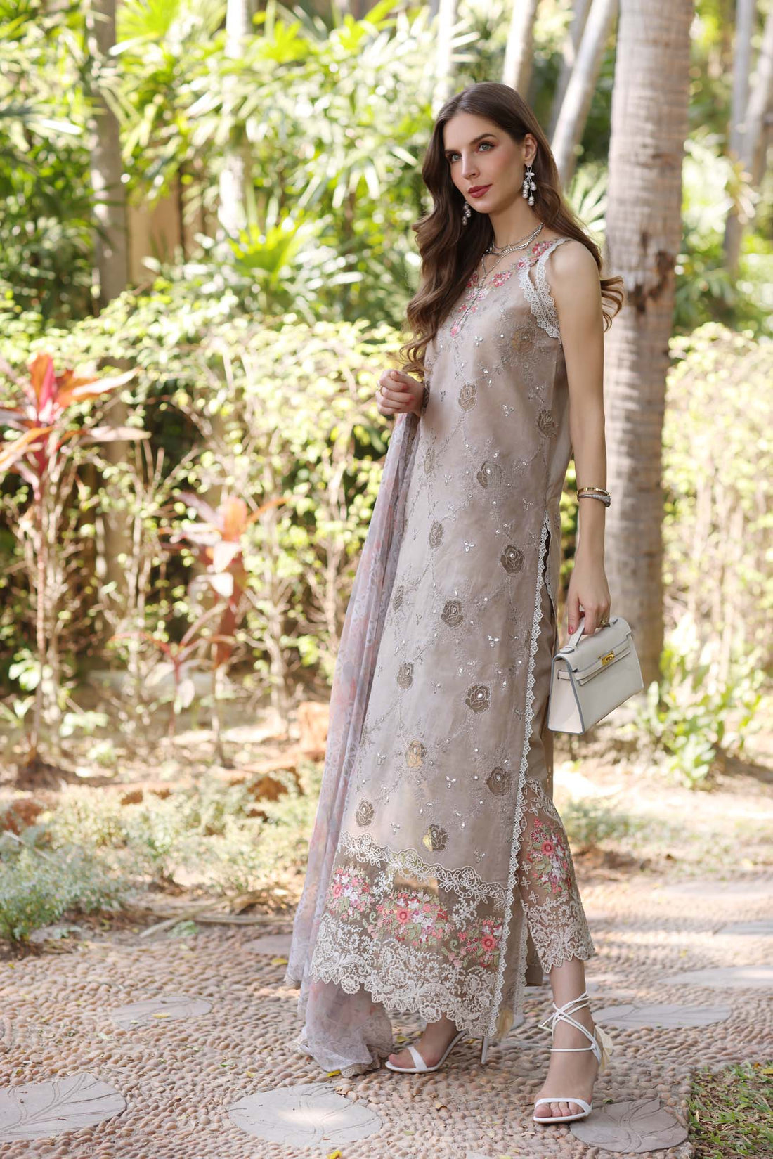 Noor by Saadia Asad | Eid Luxury Laserkari 25 | D8-B by Noor by Saadia Asad - Designer Dress - Type: Ladies Clothes - Available at Libayah - 100% Original