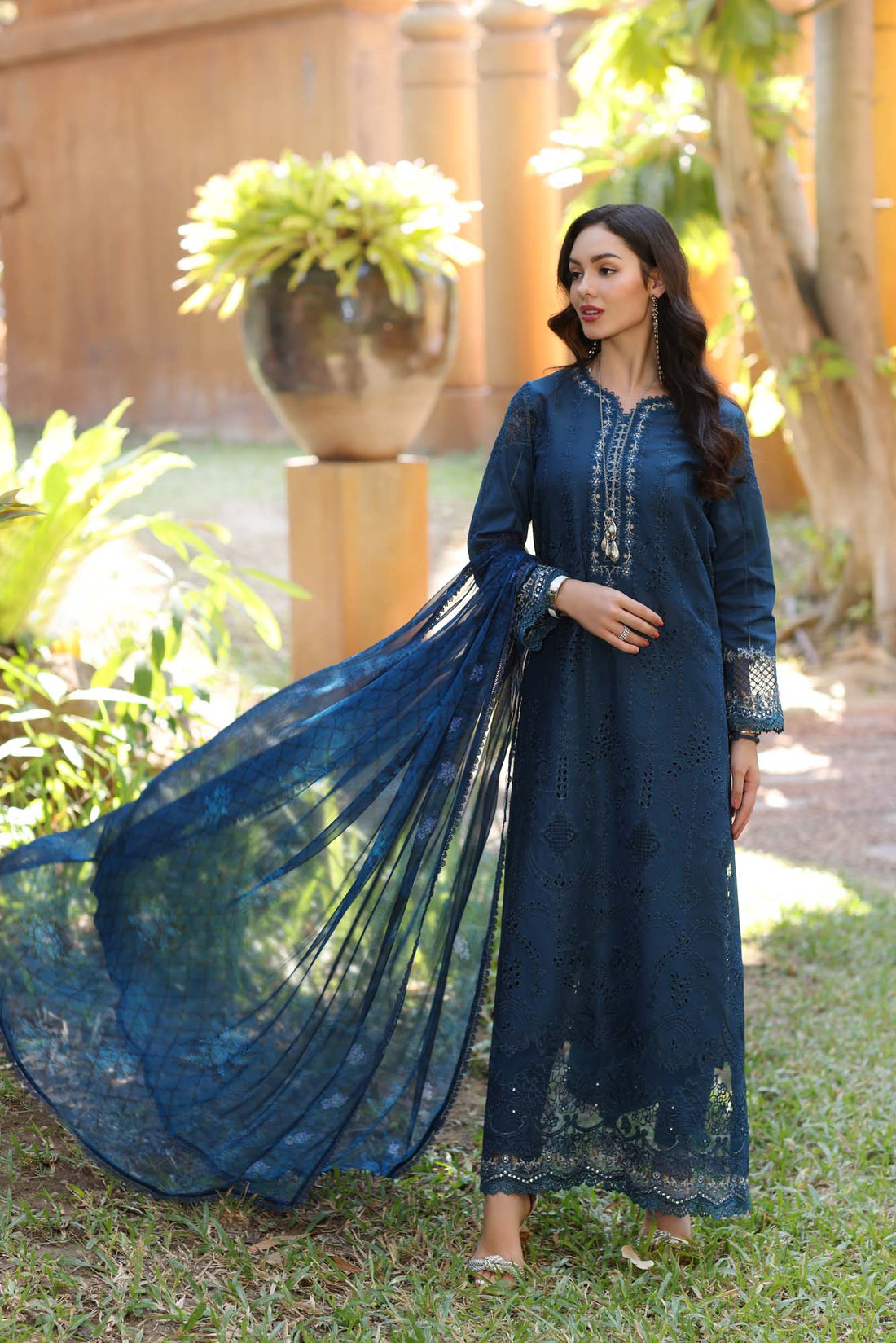 Noor by Saadia Asad | Eid Luxury Laserkari 25 | D7-B by Noor by Saadia Asad - Designer Dress - Type: Ladies Clothes - Available at Libayah - 100% Original