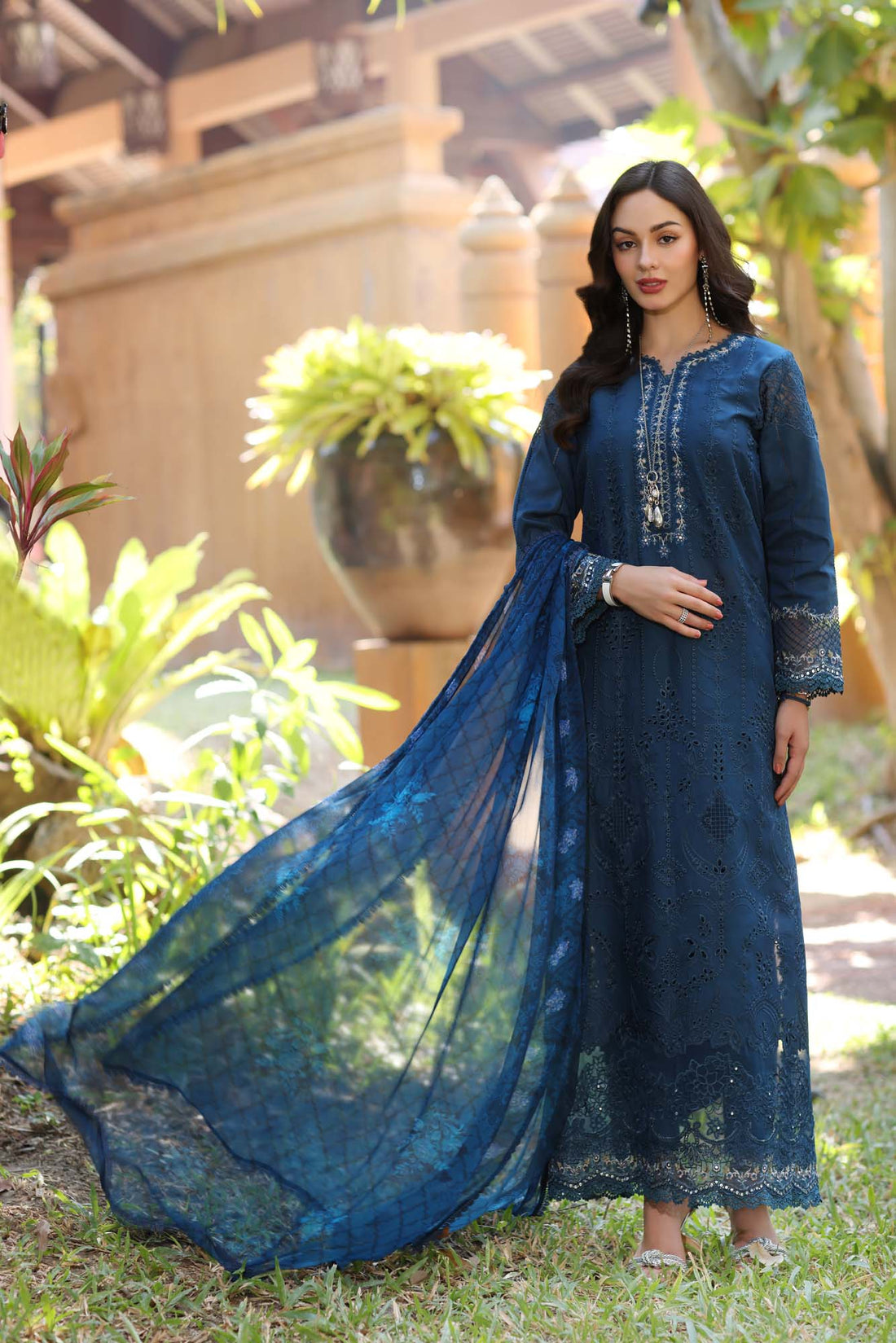 Noor by Saadia Asad | Eid Luxury Laserkari 25 | D7-B by Noor by Saadia Asad - Designer Dress - Type: Ladies Clothes - Available at Libayah - 100% Original