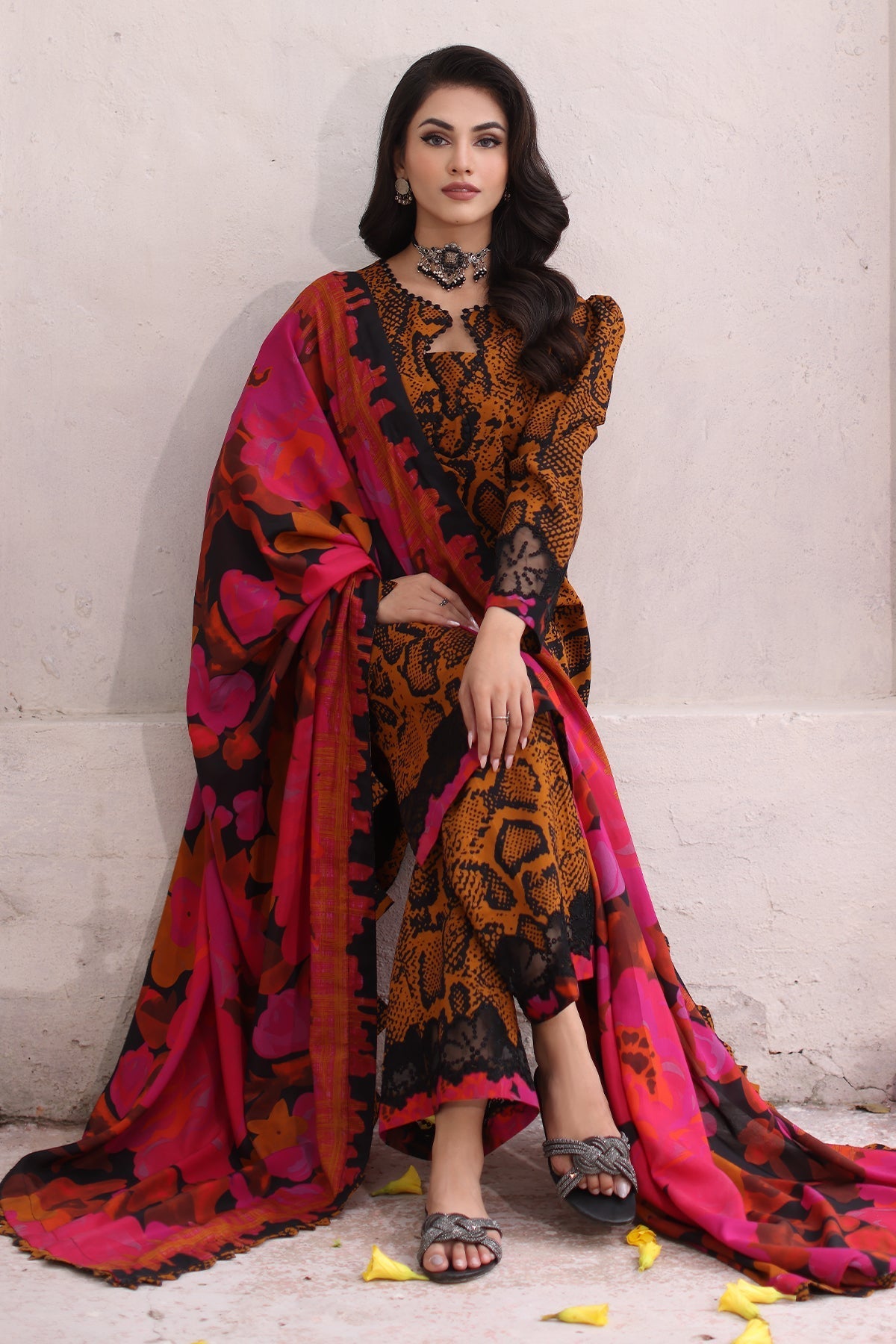 Charizma | Combination Winter Collection | CCW4-17 by Charizma - Designer Dress - Type: Ladies Clothes - Available at Libayah - 100% Original