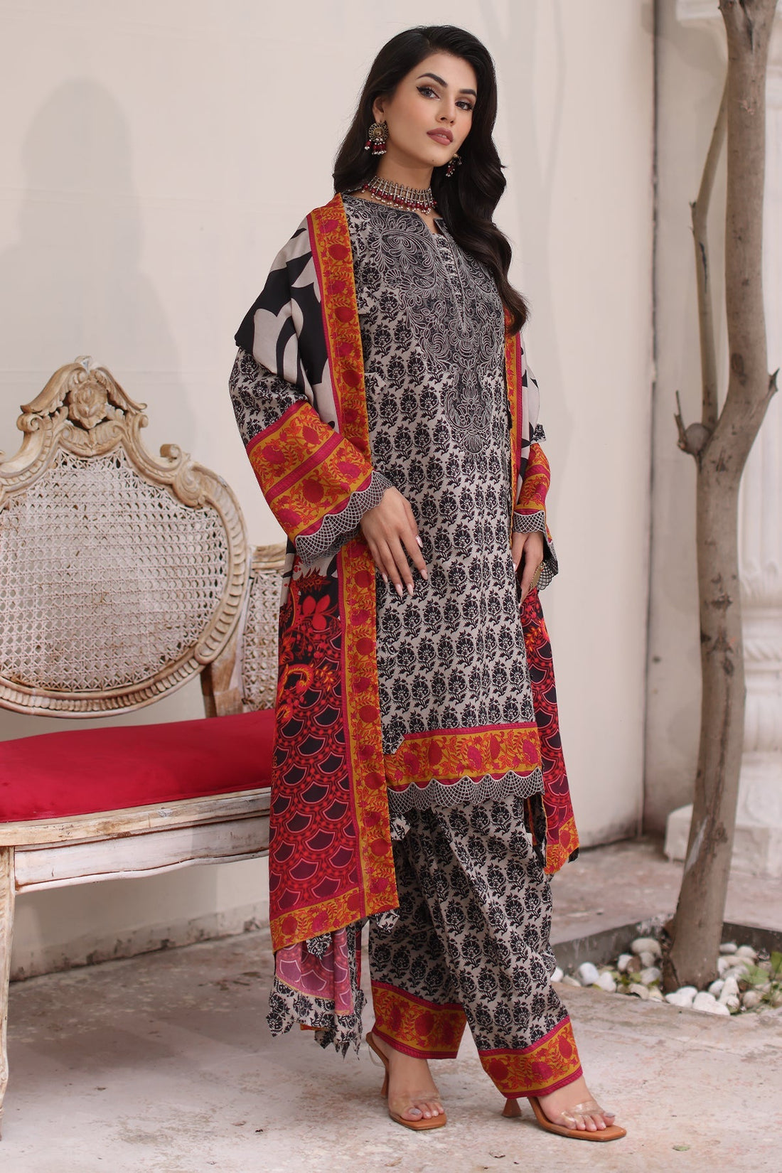 Charizma | Combination Winter Collection | CCW4-14 by Charizma - Designer Dress - Type: Ladies Clothes - Available at Libayah - 100% Original