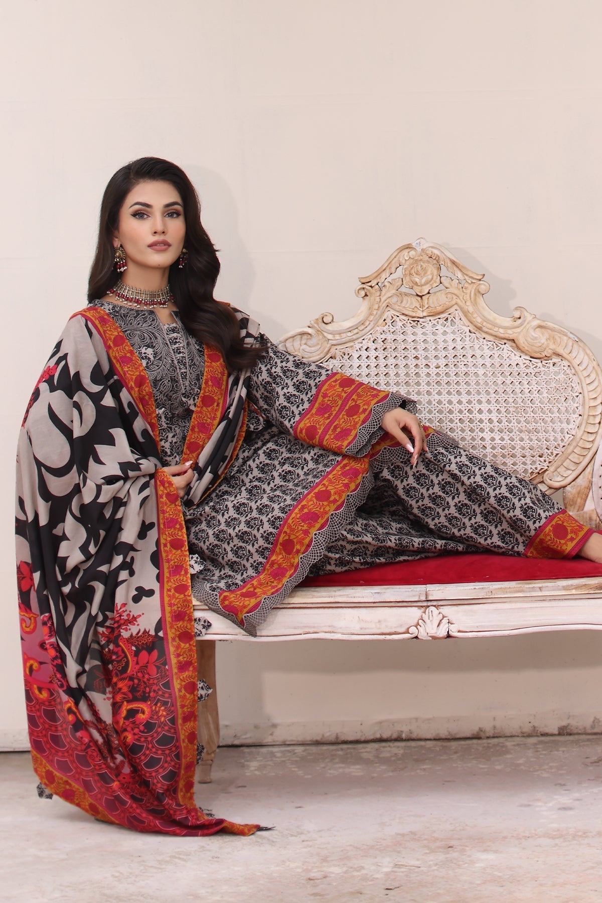 Charizma | Combination Winter Collection | CCW4-14 by Charizma - Designer Dress - Type: Ladies Clothes - Available at Libayah - 100% Original