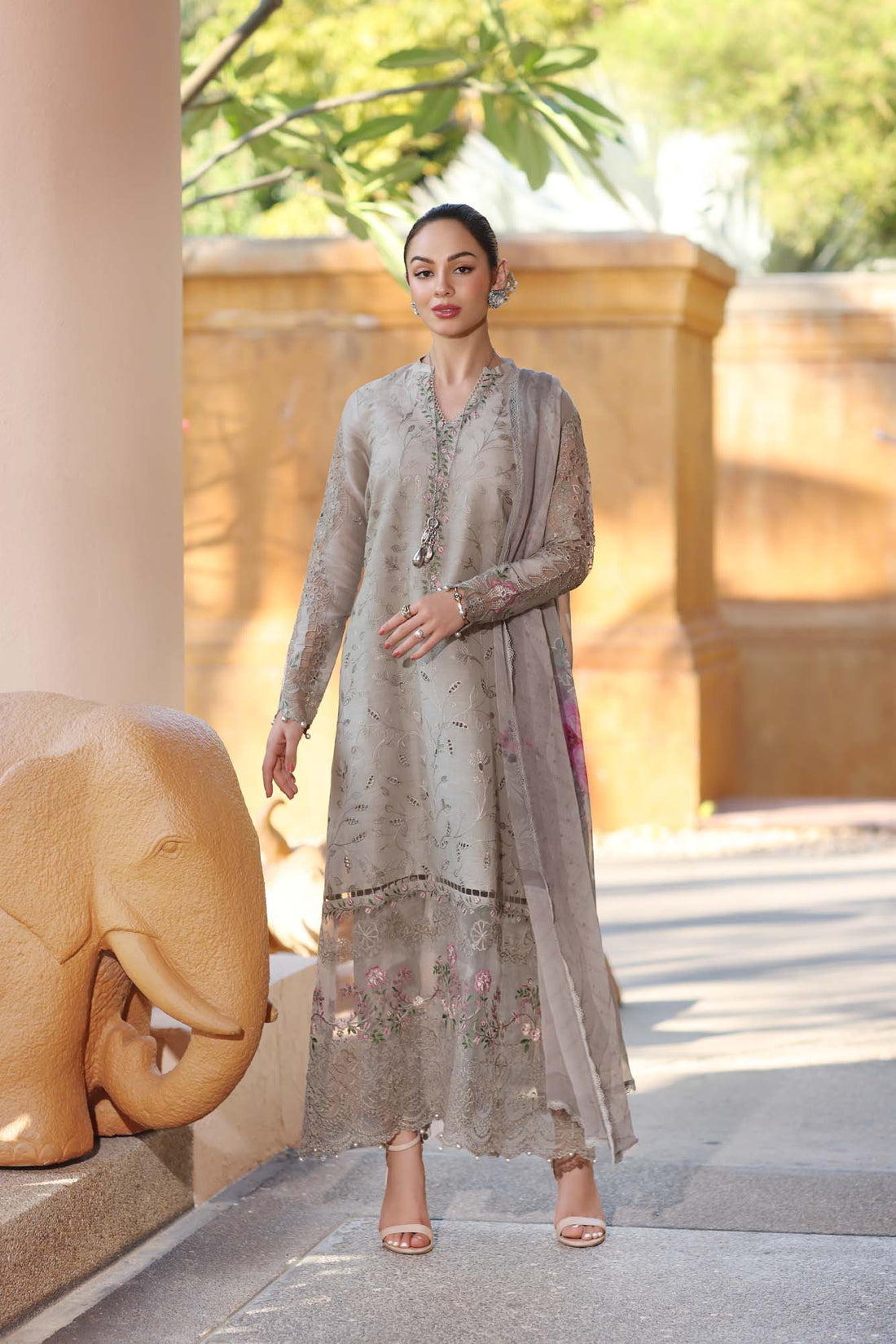 Noor by Saadia Asad | Eid Luxury Laserkari 25 | D1-B by Noor by Saadia Asad - Designer Dress - Type: Ladies Clothes - Available at Libayah - 100% Original
