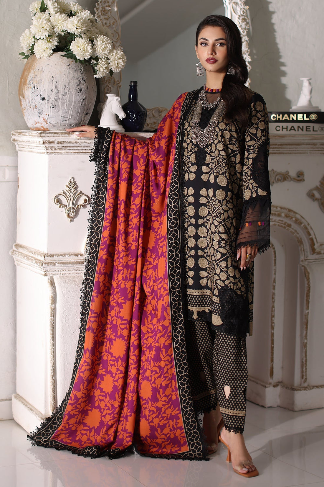 Charizma | Combination Winter Collection | CCW4-13 by Charizma - Designer Dress - Type: Ladies Clothes - Available at Libayah - 100% Original