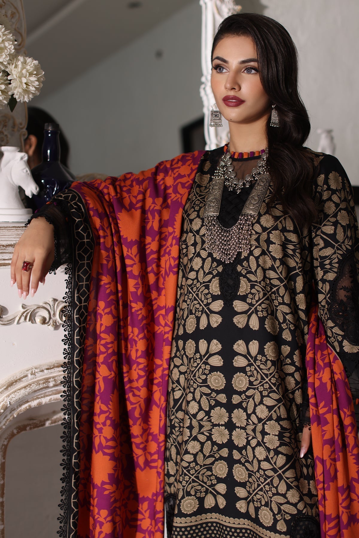 Charizma | Combination Winter Collection | CCW4-13 by Charizma - Designer Dress - Type: Ladies Clothes - Available at Libayah - 100% Original