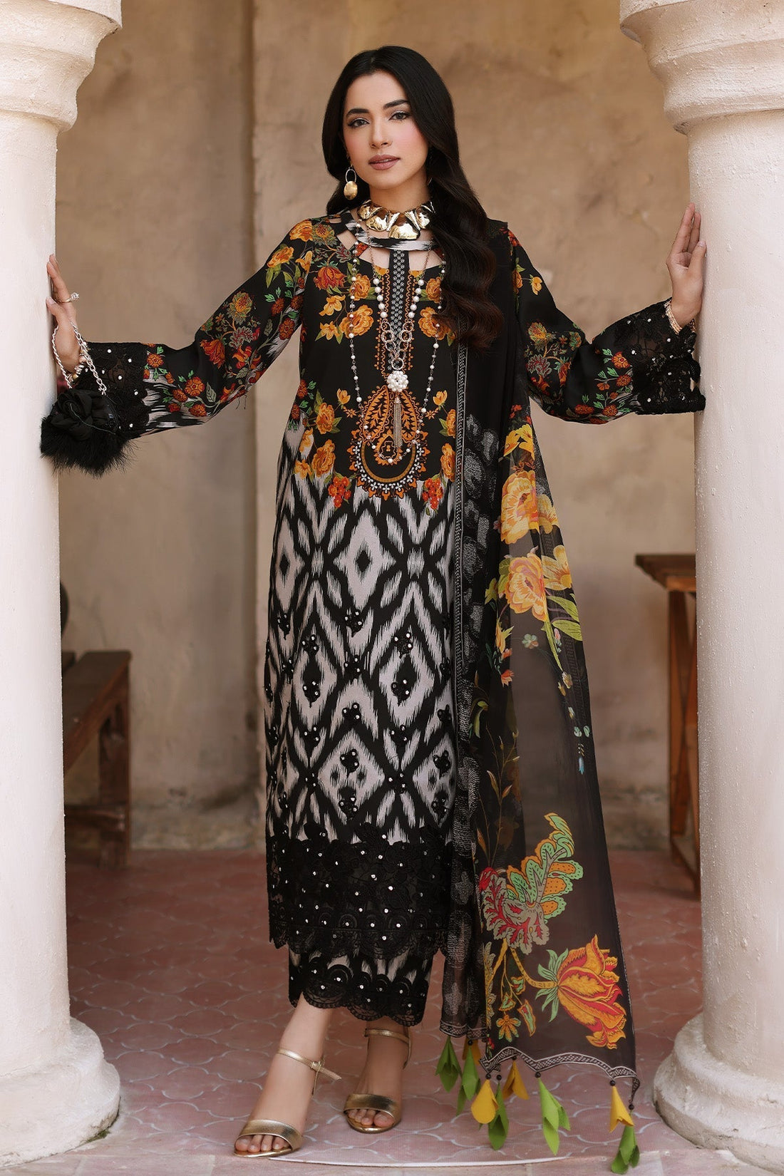 Charizma | Lawn Collection 24 | CCS4-13 by Charizma - Designer Dress - Type: Casuals - Available at Libayah - 100% Original