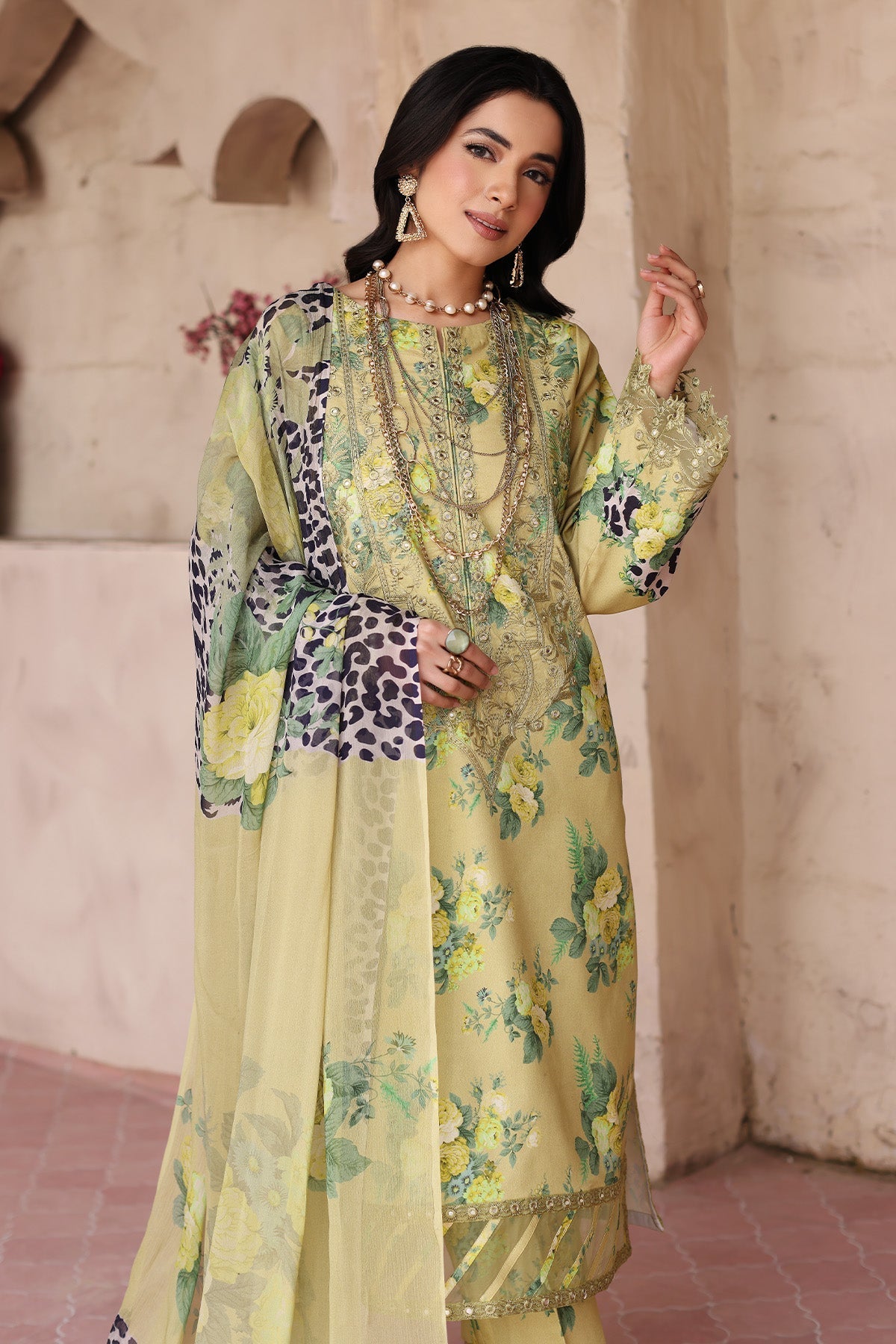 Charizma | Lawn Collection 24 | CCS4-15 by Charizma - Designer Dress - Type: Casuals - Available at Libayah - 100% Original