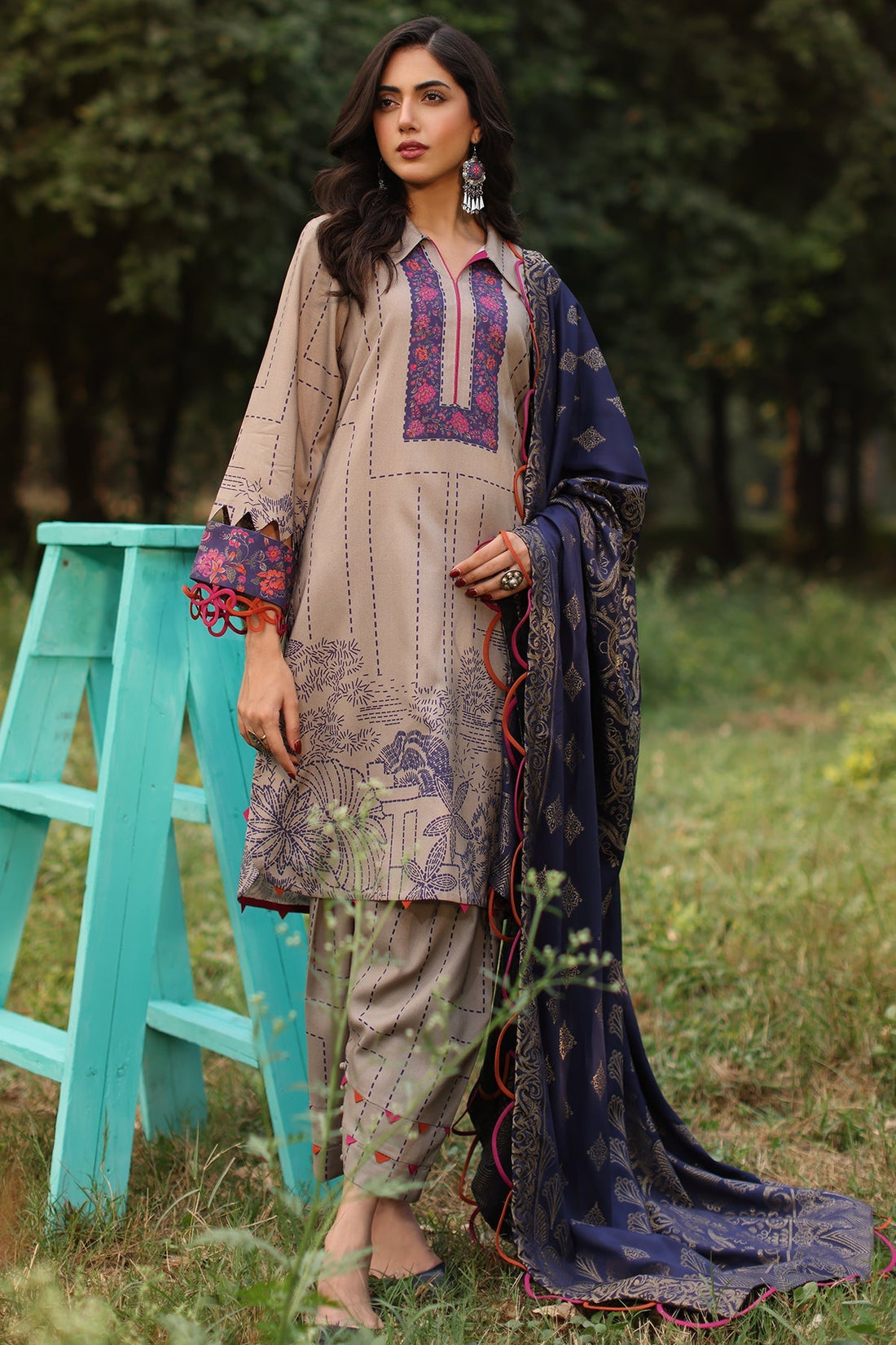 Charizma | Signature C Print |  SPW4-06 by Charizma - Designer Dress - Type: Ladies Clothes - Available at Libayah - 100% Original