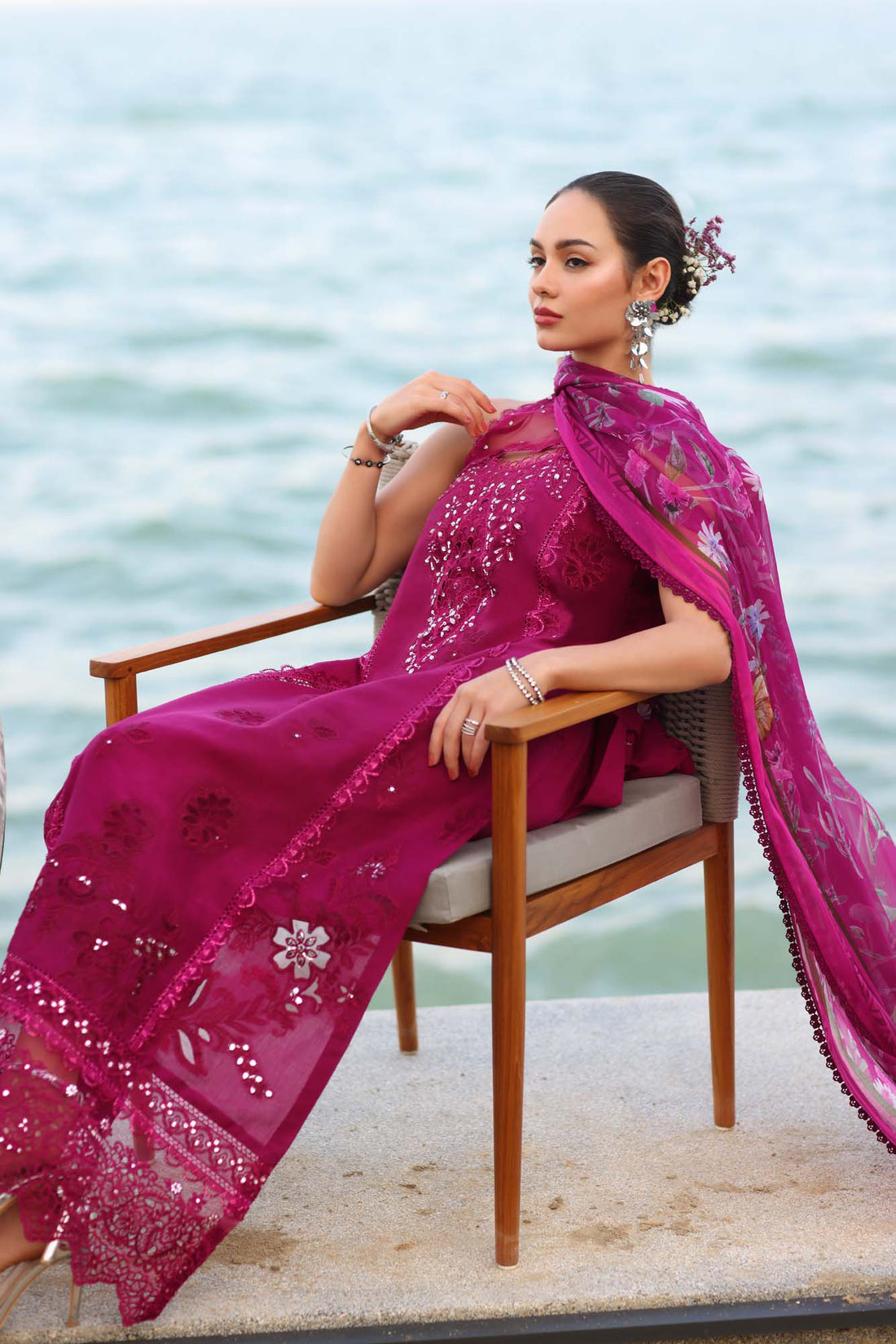 Noor by Saadia Asad | Eid Luxury Laserkari 25 | D9-A by Noor by Saadia Asad - Designer Dress - Type: Ladies Clothes - Available at Libayah - 100% Original