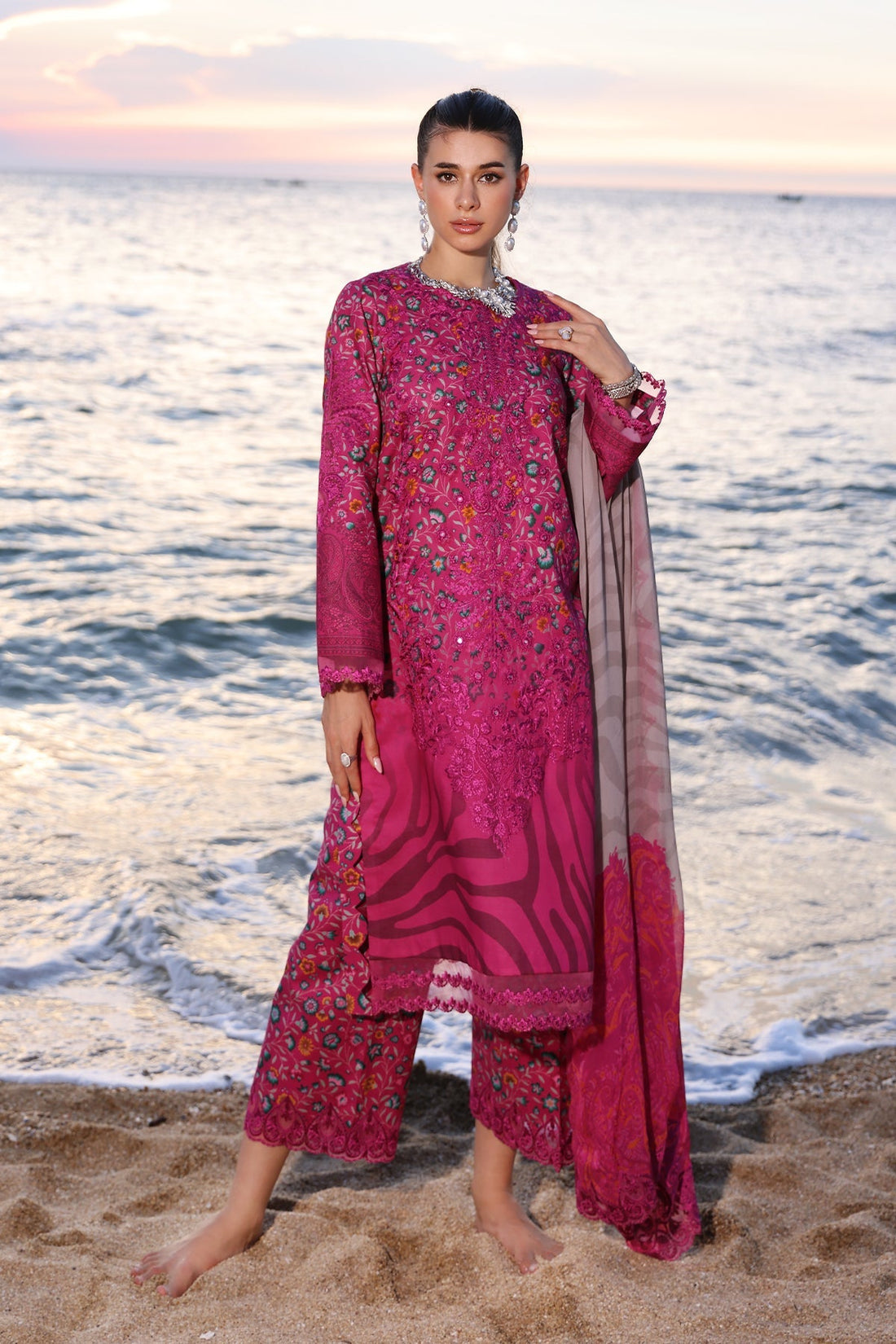 Charizma | Lawn Collection 24 |AS4-06 by Charizma - Designer Dress - Type: Casuals - Available at Libayah - 100% Original