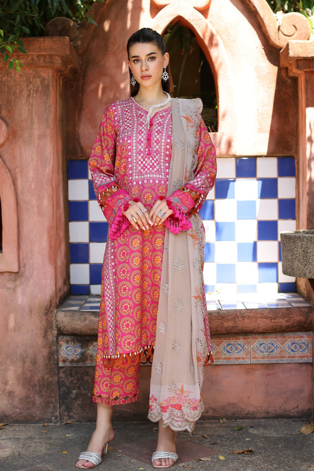 Charizma | Lawn Collection 24 | AS4-19 by Charizma - Designer Dress - Type: Casuals - Available at Libayah - 100% Original