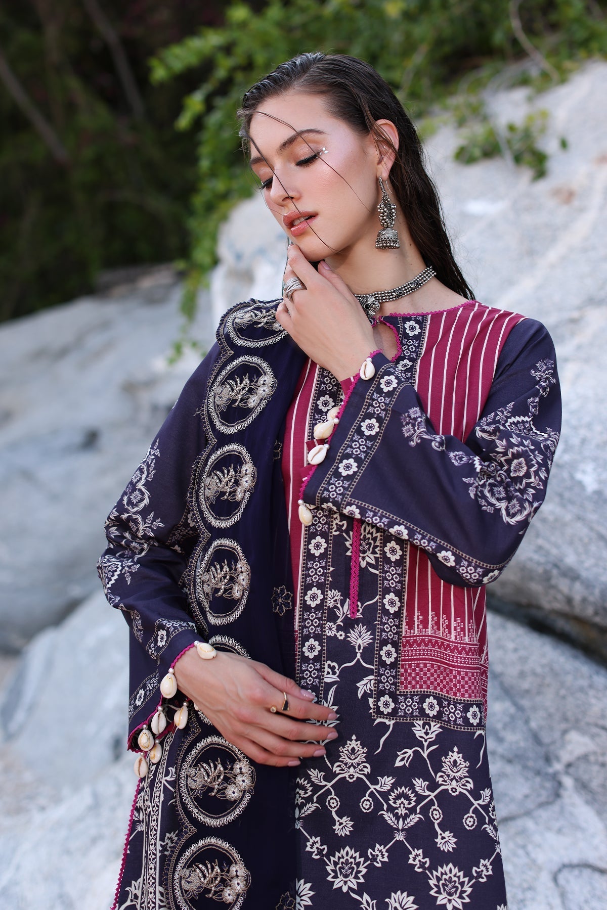 Charizma | Lawn Collection 24 | AS4-23 by Charizma - Designer Dress - Type: Casuals - Available at Libayah - 100% Original