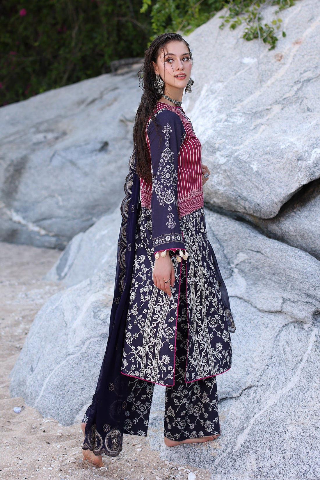 Charizma | Lawn Collection 24 | AS4-23 by Charizma - Designer Dress - Type: Casuals - Available at Libayah - 100% Original