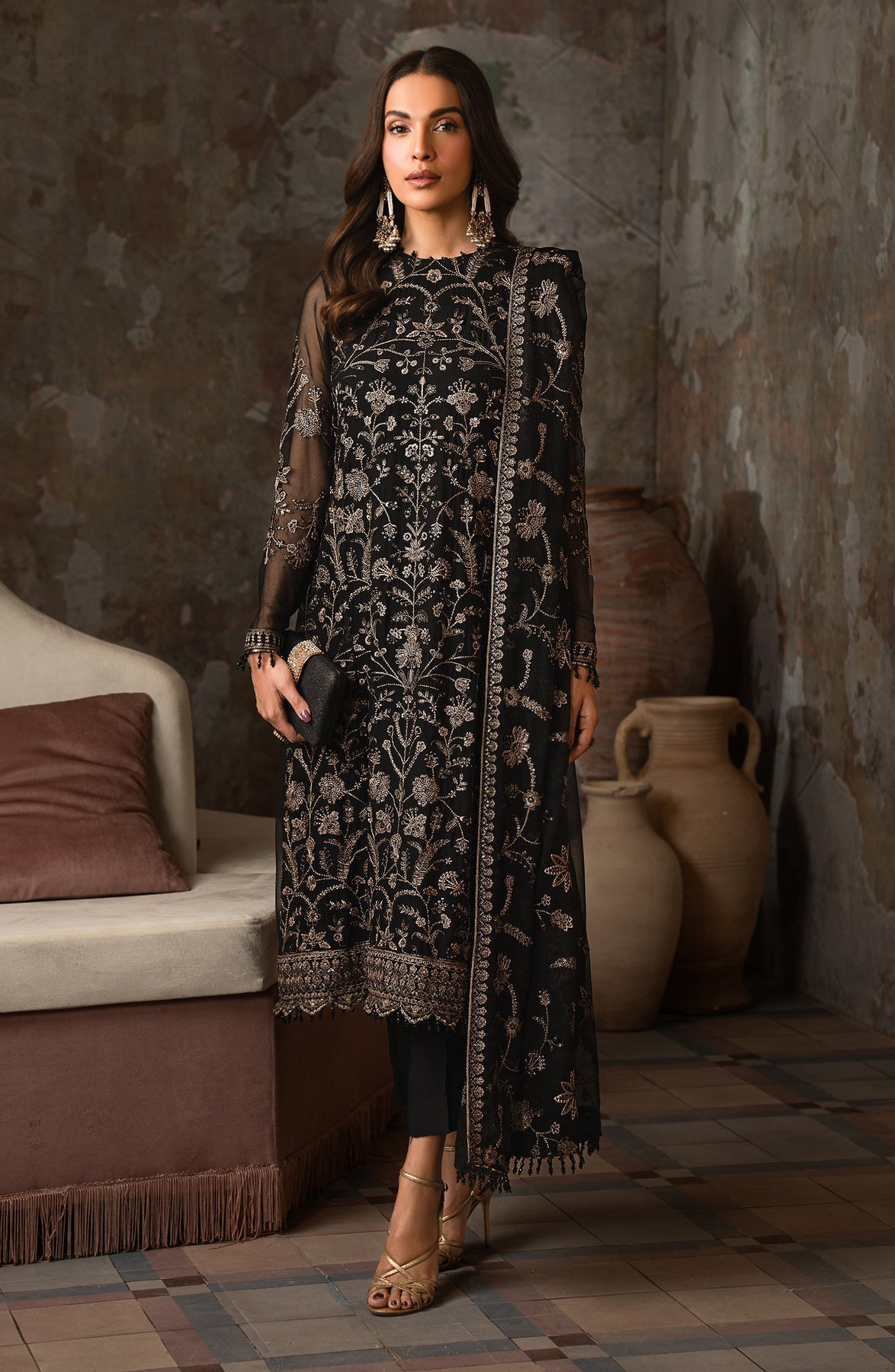 Zarif | Emirah Formals | ZEF 05 HOOR by Zarif - Designer Dress - Type: Ladies Clothes - Available at Libayah - 100% Original