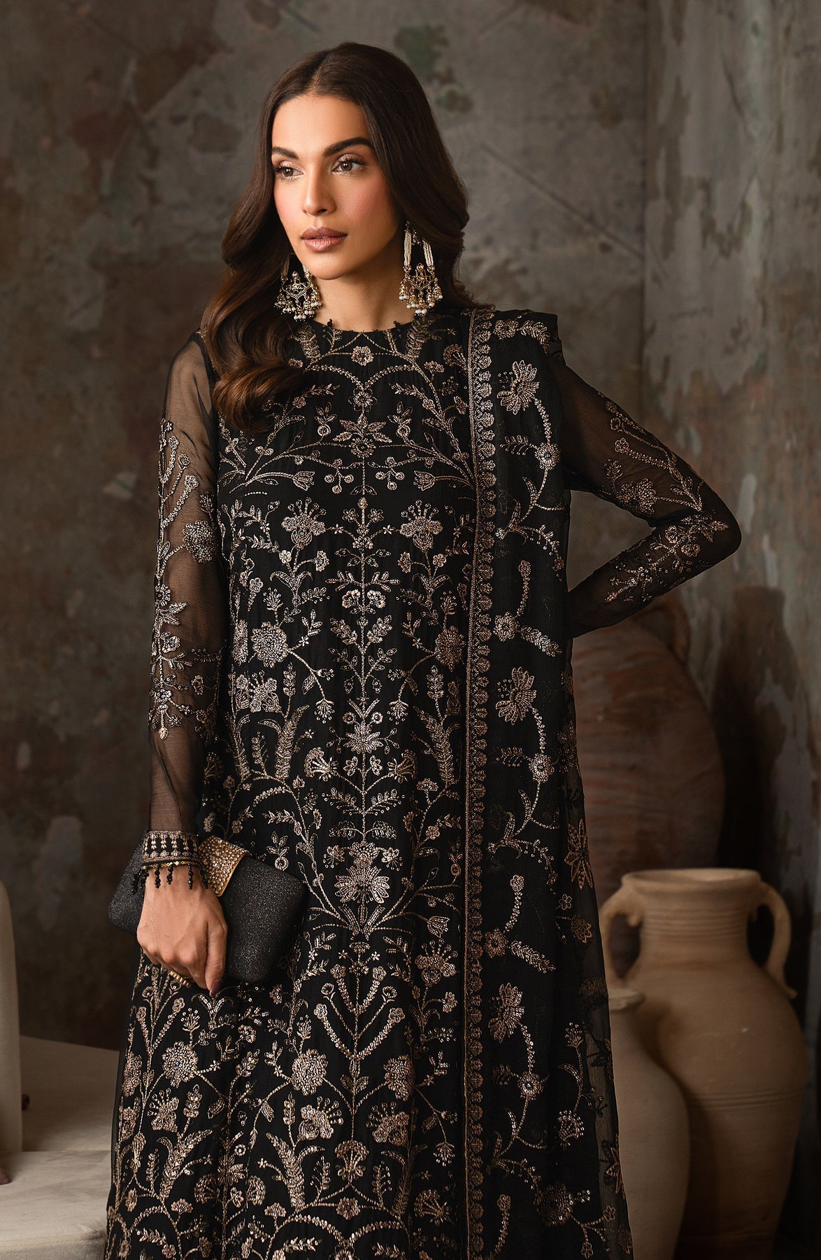 Zarif | Emirah Formals | ZEF 05 HOOR by Zarif - Designer Dress - Type: Ladies Clothes - Available at Libayah - 100% Original
