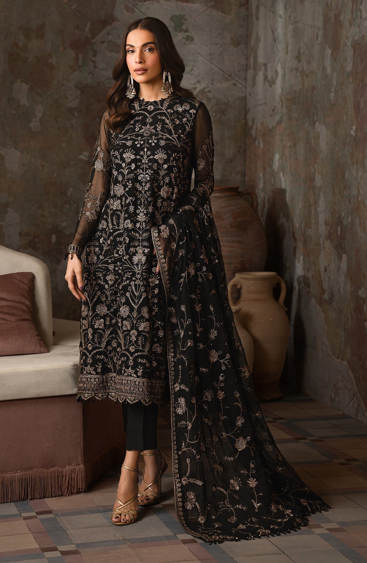 Zarif | Emirah Formals | ZEF 05 HOOR by Zarif - Designer Dress - Type: Ladies Clothes - Available at Libayah - 100% Original