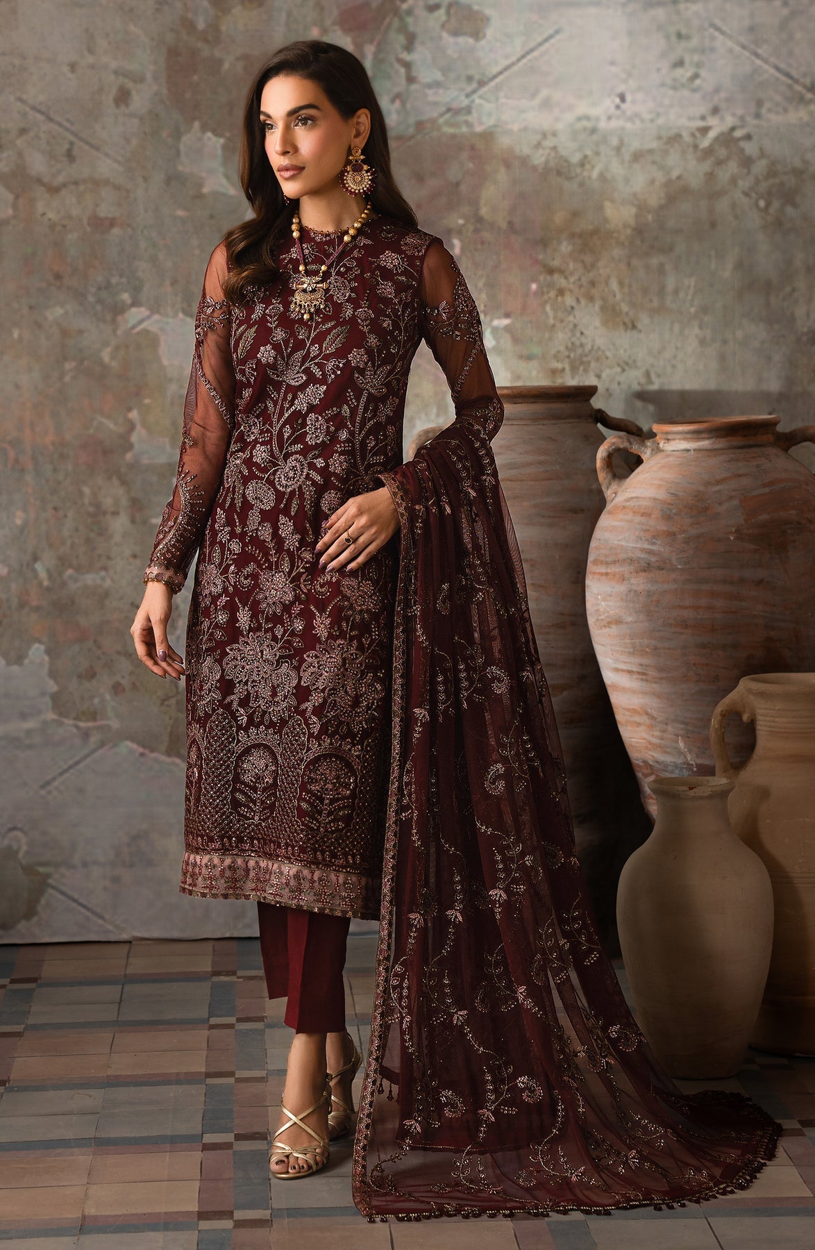 Zarif | Emirah Formals | ZEF 03 CHARM by Zarif - Designer Dress - Type: Ladies Clothes - Available at Libayah - 100% Original