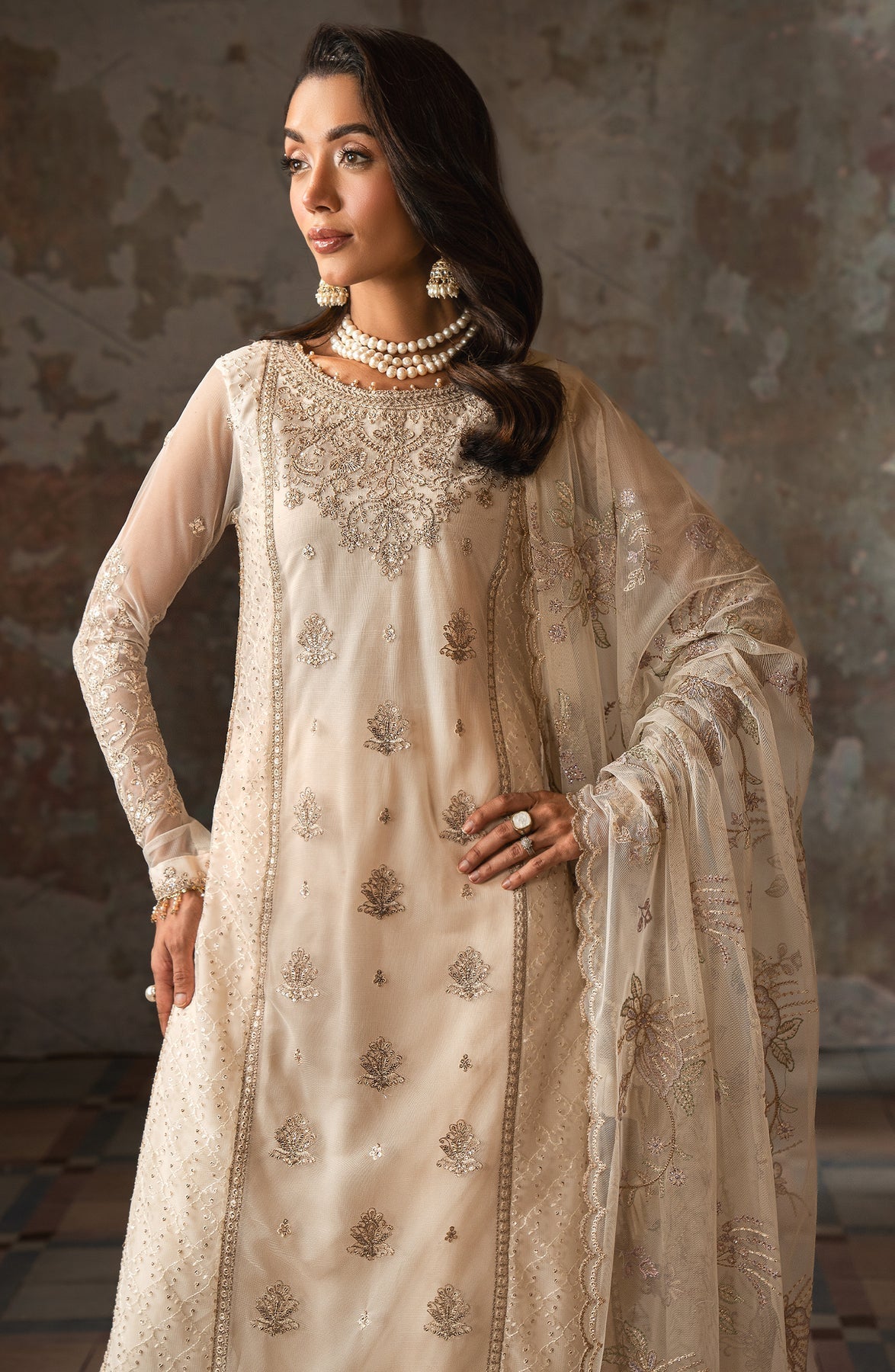 Zarif | Emirah Formals | ZEF 06 MEERA by Zarif - Designer Dress - Type: Ladies Clothes - Available at Libayah - 100% Original