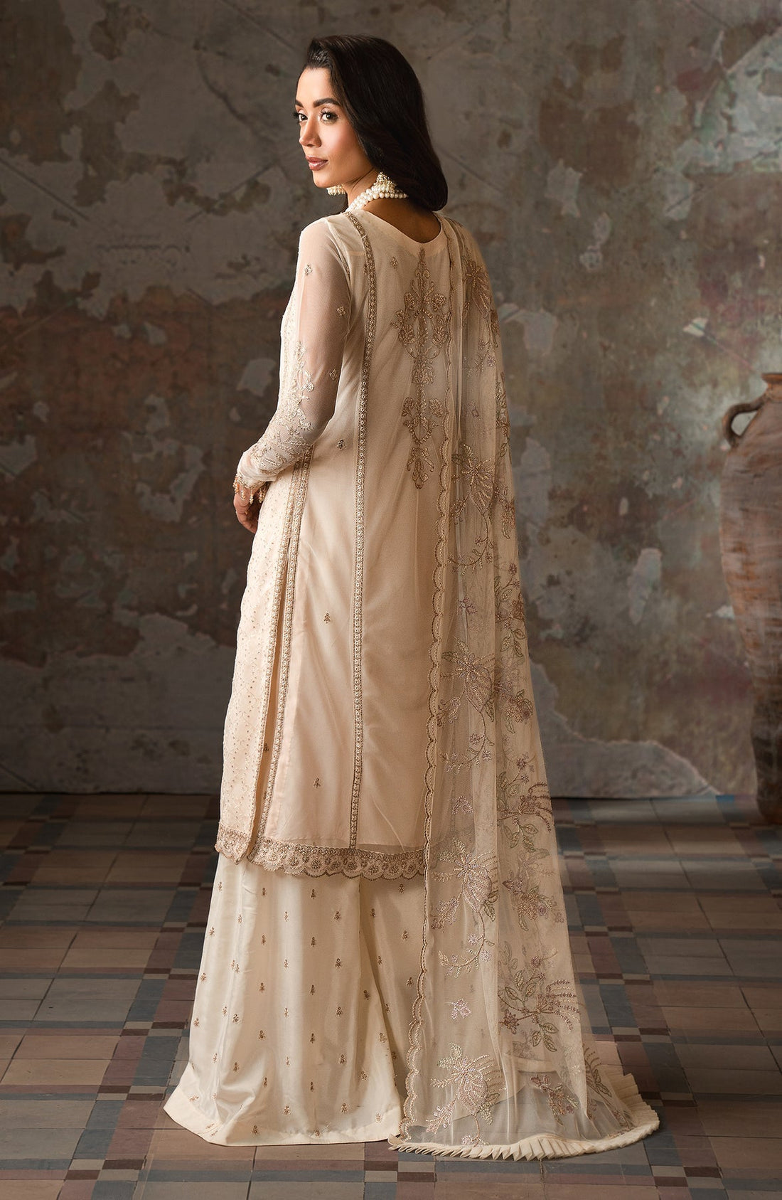 Zarif | Emirah Formals | ZEF 06 MEERA by Zarif - Designer Dress - Type: Ladies Clothes - Available at Libayah - 100% Original