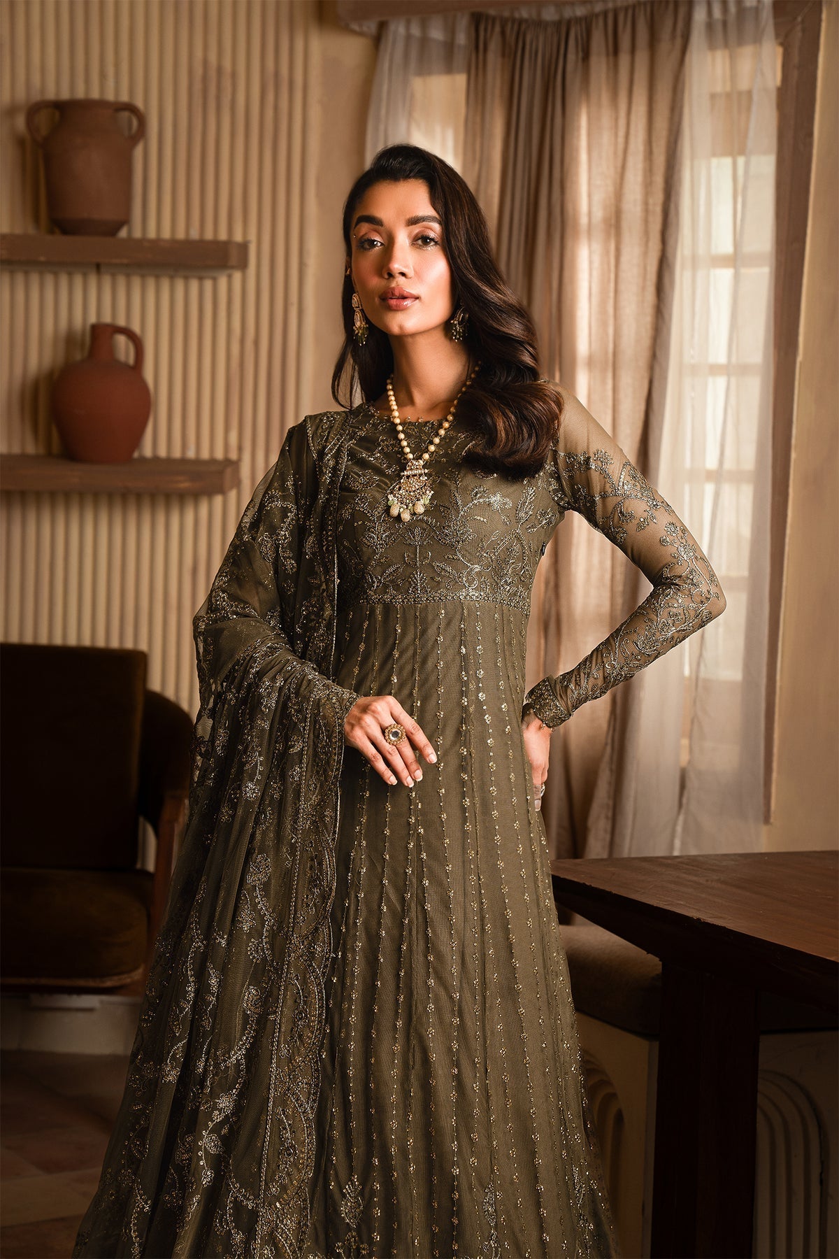 Zarif | Emirah Formals | ZEF 07 JAZAB by Zarif - Designer Dress - Type: Ladies Clothes - Available at Libayah - 100% Original