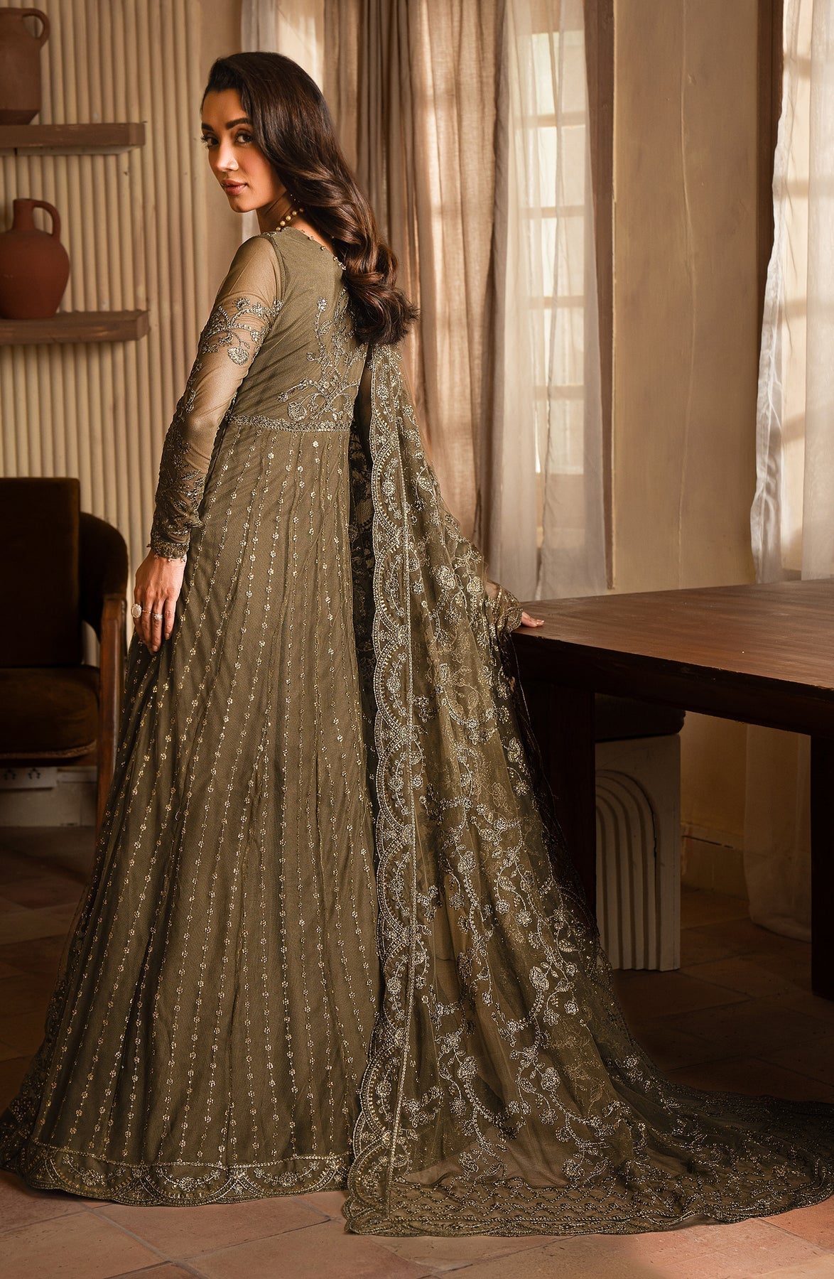 Zarif | Emirah Formals | ZEF 07 JAZAB by Zarif - Designer Dress - Type: Ladies Clothes - Available at Libayah - 100% Original