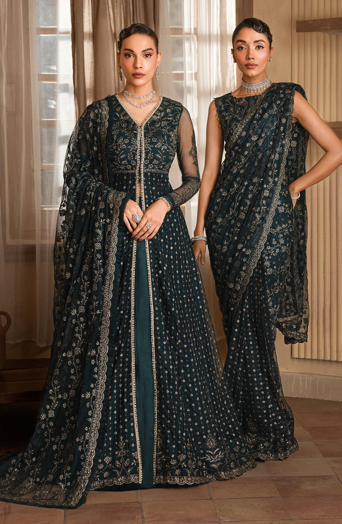 Zarif | Emirah Formals | ZEF 01 ORNA by Zarif - Designer Dress - Type: Ladies Clothes - Available at Libayah - 100% Original