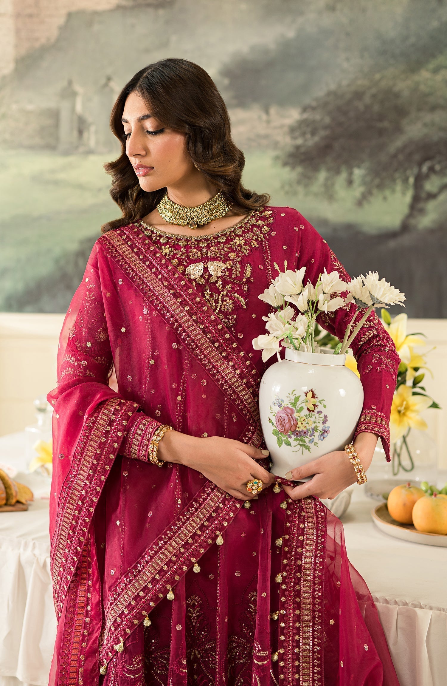 Emaan Adeel | Suave Luxury Formals 24 | SALVIA by Emaan Adeel - Designer Dress - Type: Ladies Clothes - Available at Libayah - 100% Original