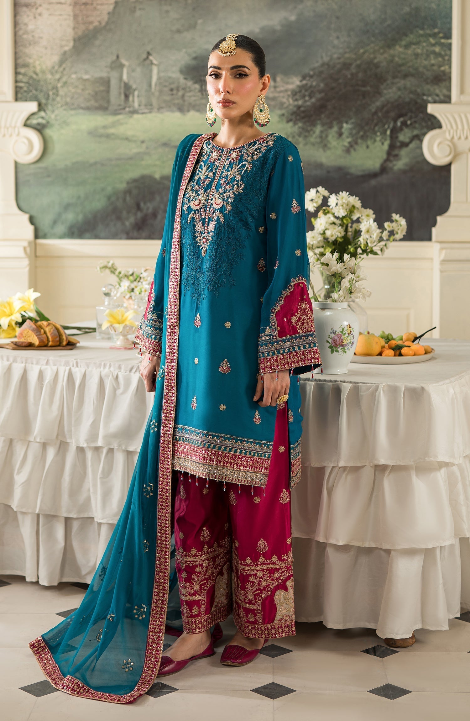 Emaan Adeel | Suave Luxury Formals 24 | LARA by Emaan Adeel - Designer Dress - Type: Ladies Clothes - Available at Libayah - 100% Original