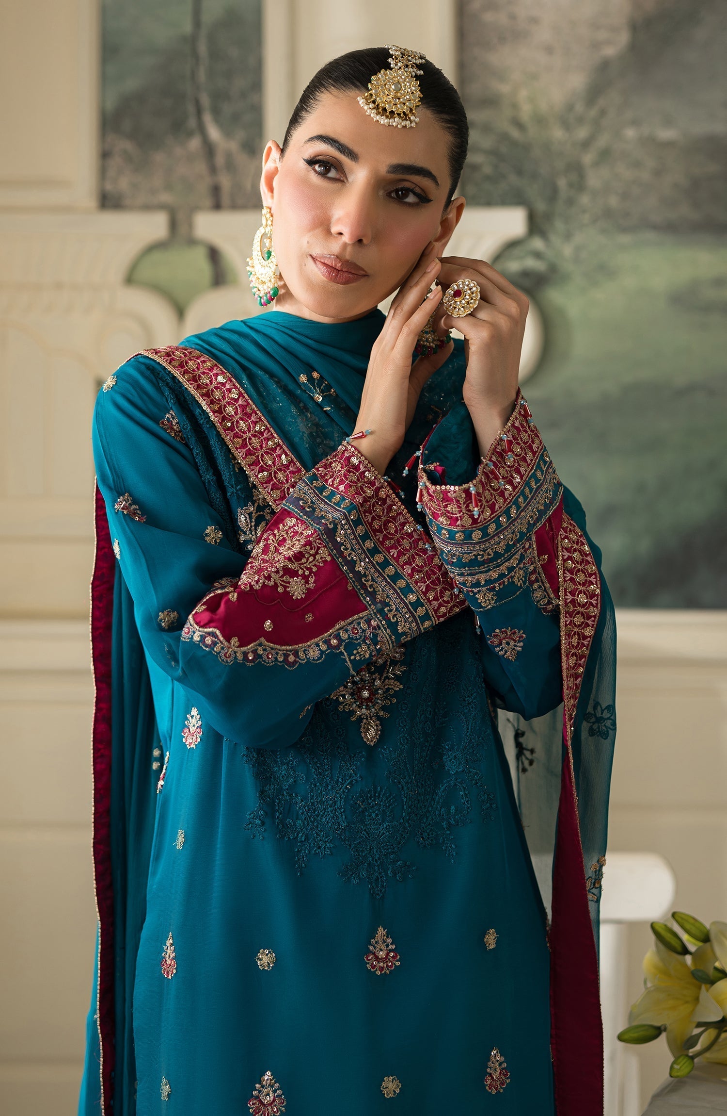 Emaan Adeel | Suave Luxury Formals 24 | LARA by Emaan Adeel - Designer Dress - Type: Ladies Clothes - Available at Libayah - 100% Original