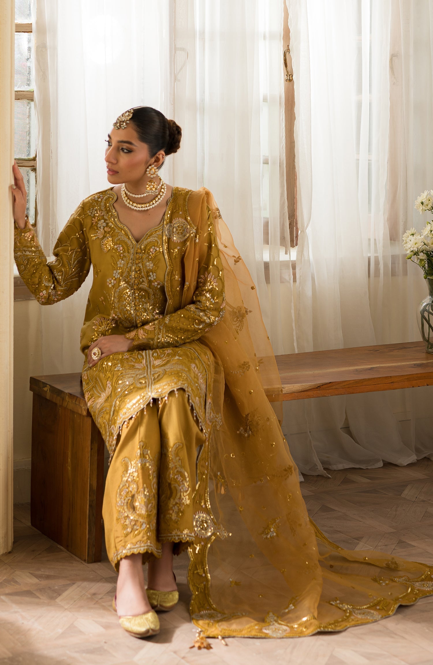 Emaan Adeel | Suave Luxury Formals 24 | ZOE by Emaan Adeel - Designer Dress - Type: Ladies Clothes - Available at Libayah - 100% Original