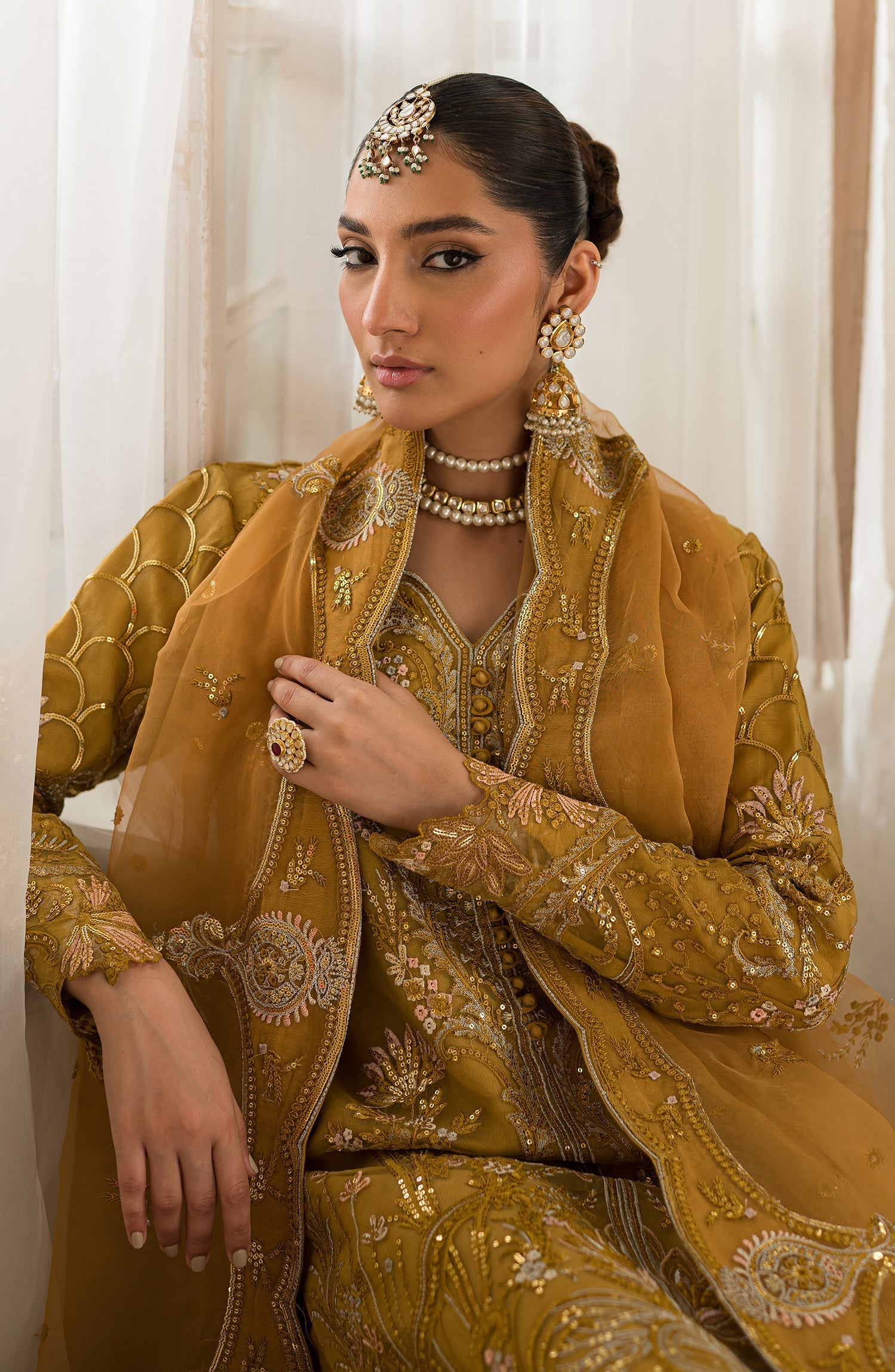 Emaan Adeel | Suave Luxury Formals 24 | ZOE by Emaan Adeel - Designer Dress - Type: Ladies Clothes - Available at Libayah - 100% Original