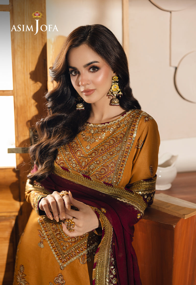 Asim Jofa | Heeriye Formals | AJHE-07 by Asim Jofa - Designer Dress - Type: Ladies Clothes - Available at Libayah - 100% Original