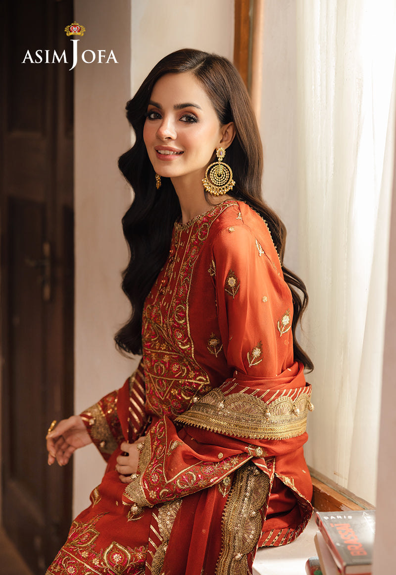 Asim Jofa | Heeriye Formals | AJHE-10 by Asim Jofa - Designer Dress - Type: Ladies Clothes - Available at Libayah - 100% Original