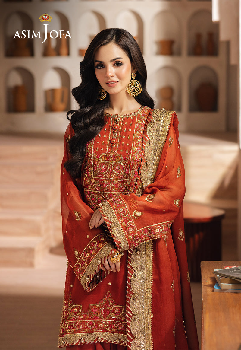 Asim Jofa | Heeriye Formals | AJHE-10 by Asim Jofa - Designer Dress - Type: Ladies Clothes - Available at Libayah - 100% Original