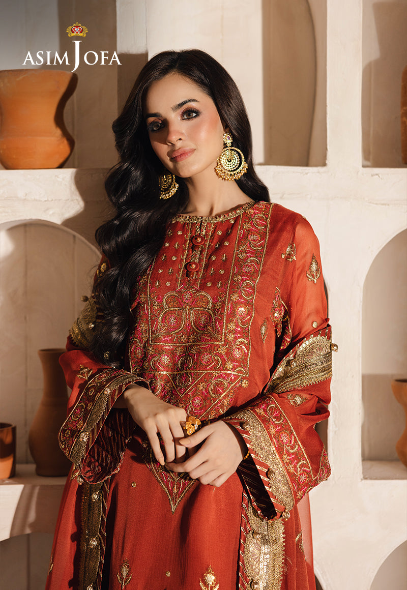 Asim Jofa | Heeriye Formals | AJHE-10 by Asim Jofa - Designer Dress - Type: Ladies Clothes - Available at Libayah - 100% Original
