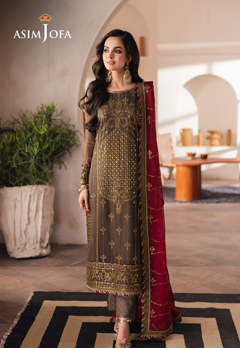 Asim Jofa | Heeriye Formals | AJHE-06 by Asim Jofa - Designer Dress - Type: Ladies Clothes - Available at Libayah - 100% Original