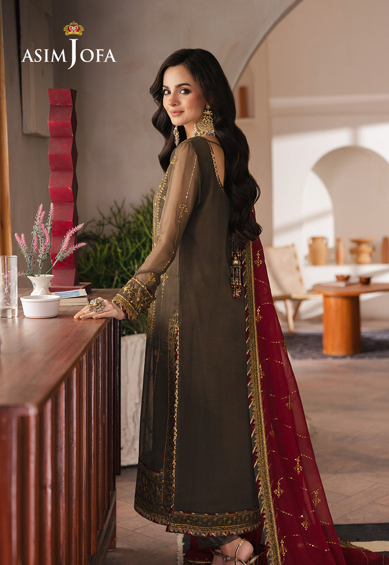 Asim Jofa | Heeriye Formals | AJHE-06 by Asim Jofa - Designer Dress - Type: Ladies Clothes - Available at Libayah - 100% Original