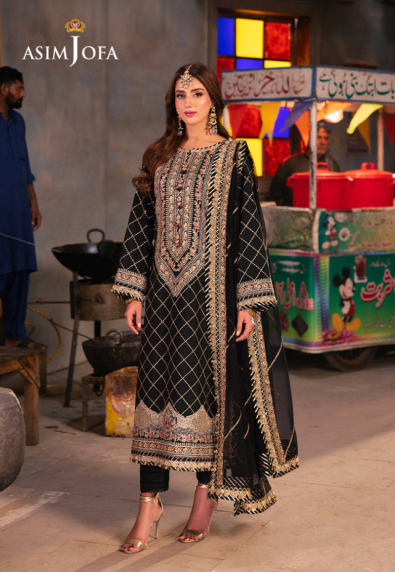 Asim Jofa | Chamkeli Formals 24 | AJKK-02 by Asim Jofa - Designer Dress - Type: Ladies Clothes - Available at Libayah - 100% Original